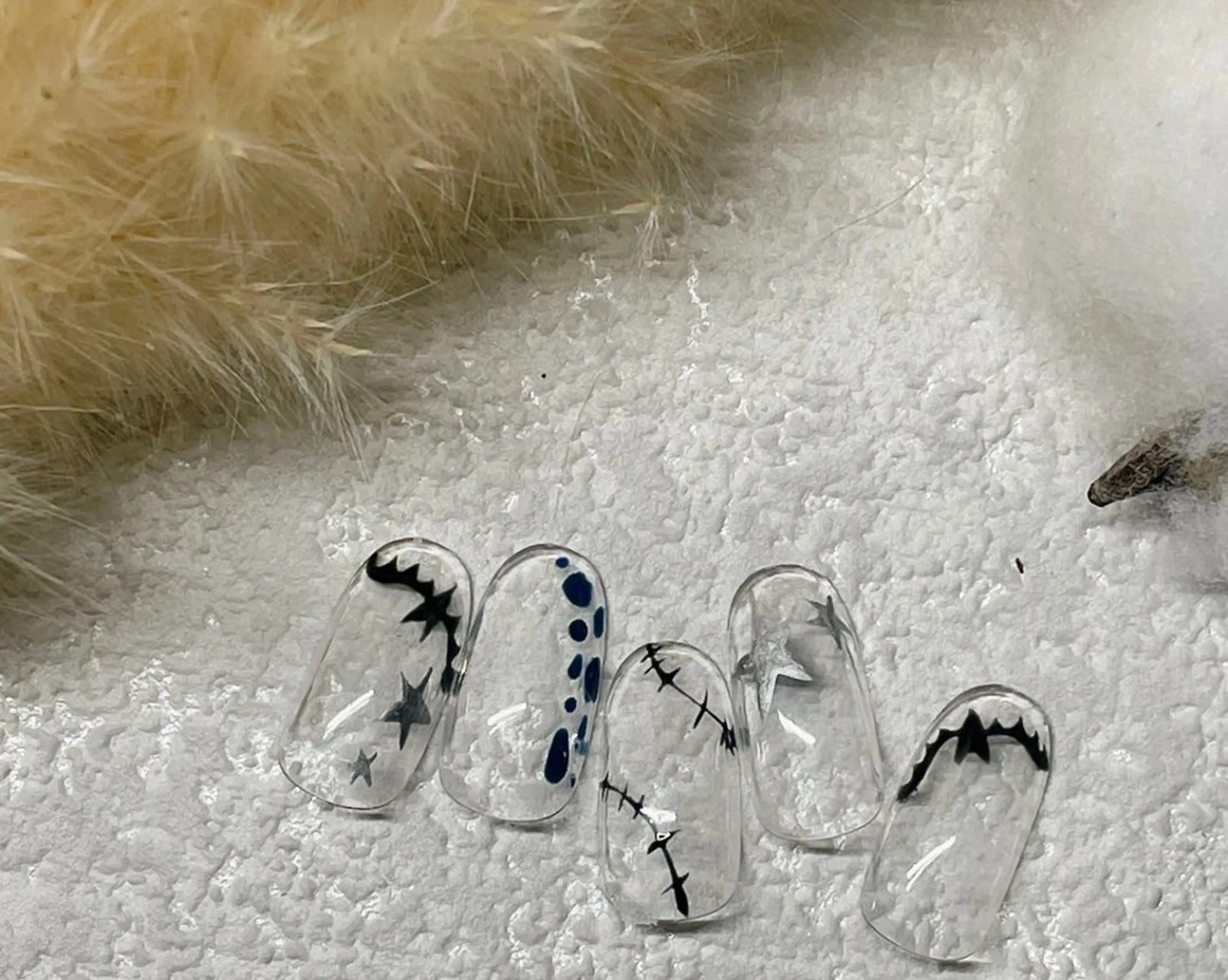 ネイル ジェルネイル ハロウィン 韓国ネイル メンズネイル パラジェル kiki nail たまプラーザのネイルデザイン