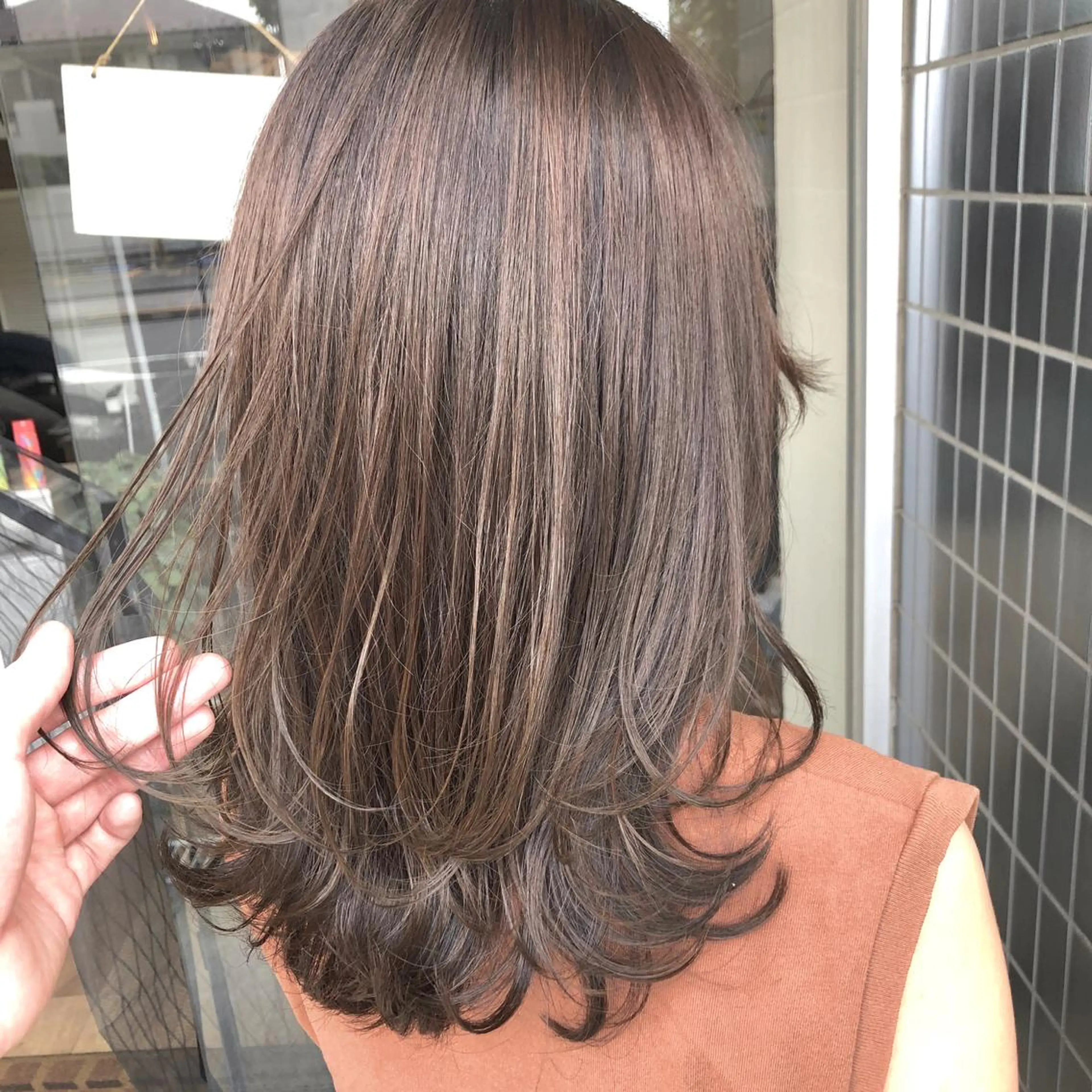 セミロング カラー カット ヘアカラー トリートメント ish by fan .代表✂️木谷宏夢のヘアスタイル