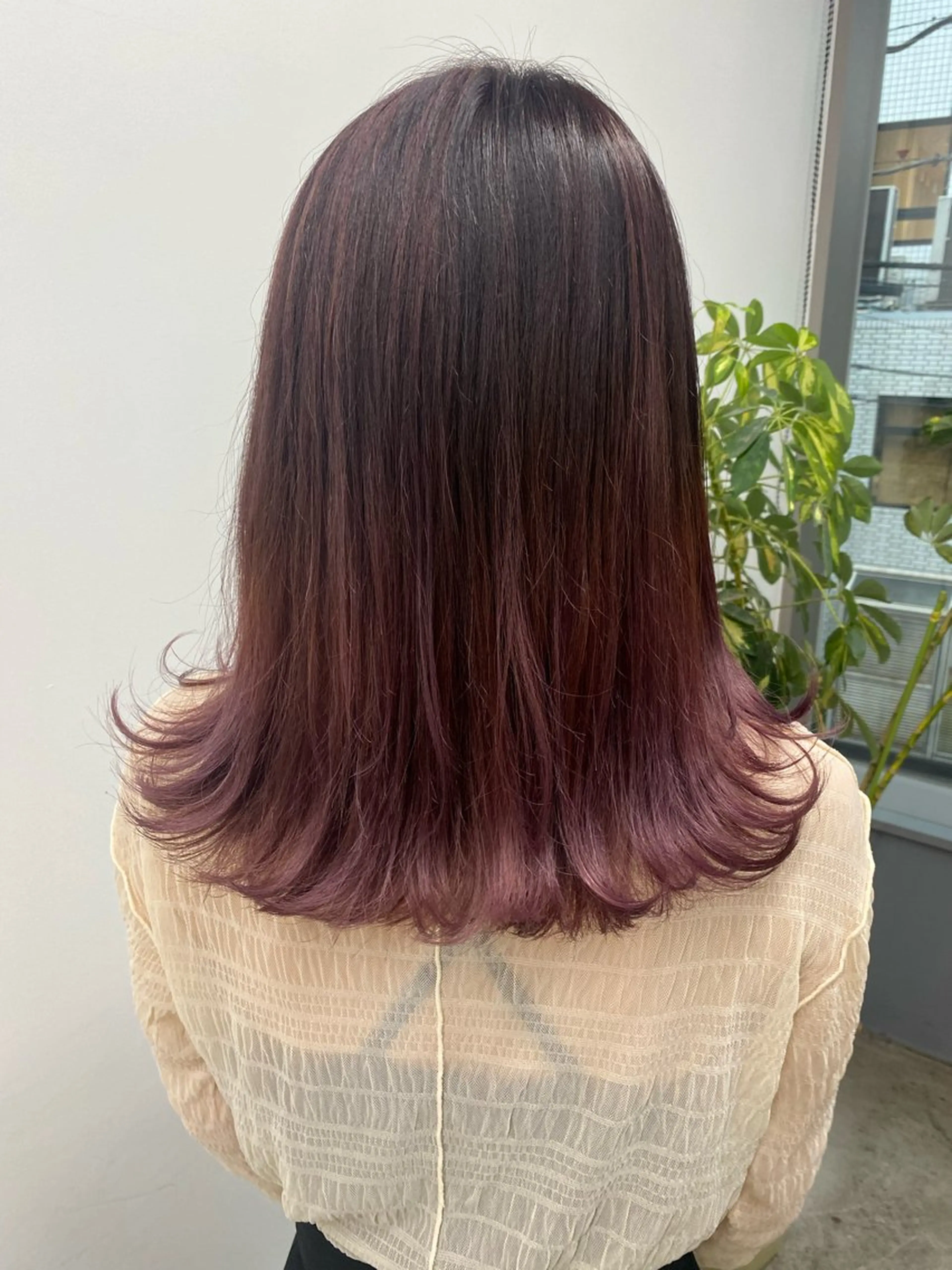 セミロング カラー 🌼ハイライト透明感 🌼maiのヘアスタイル