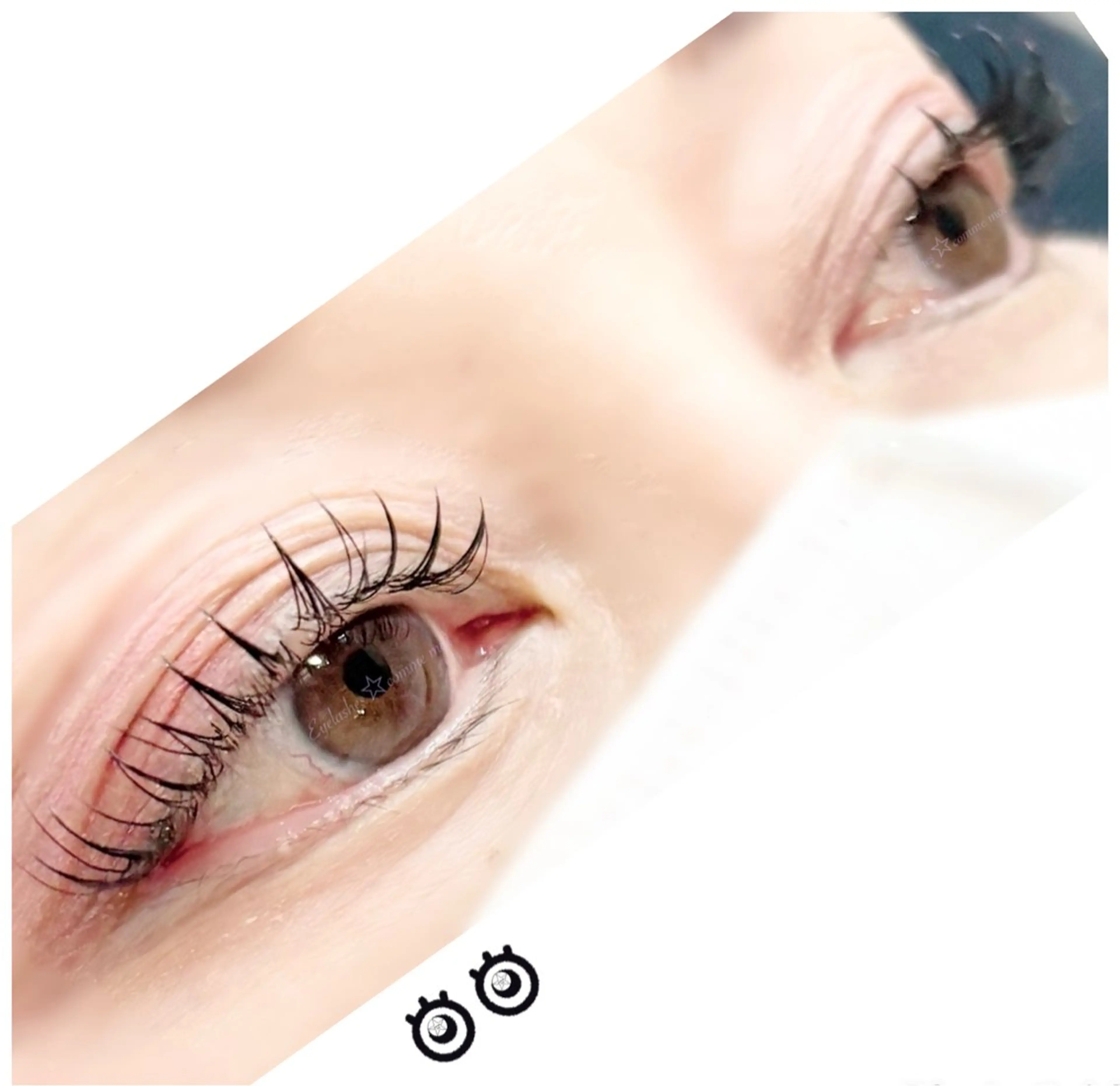 マツエク・マツパ Cカール フラットラッシュ マツエク hair lounge comme moi所属・TOMO☆ 高島平のマツエク・マツパデザイン