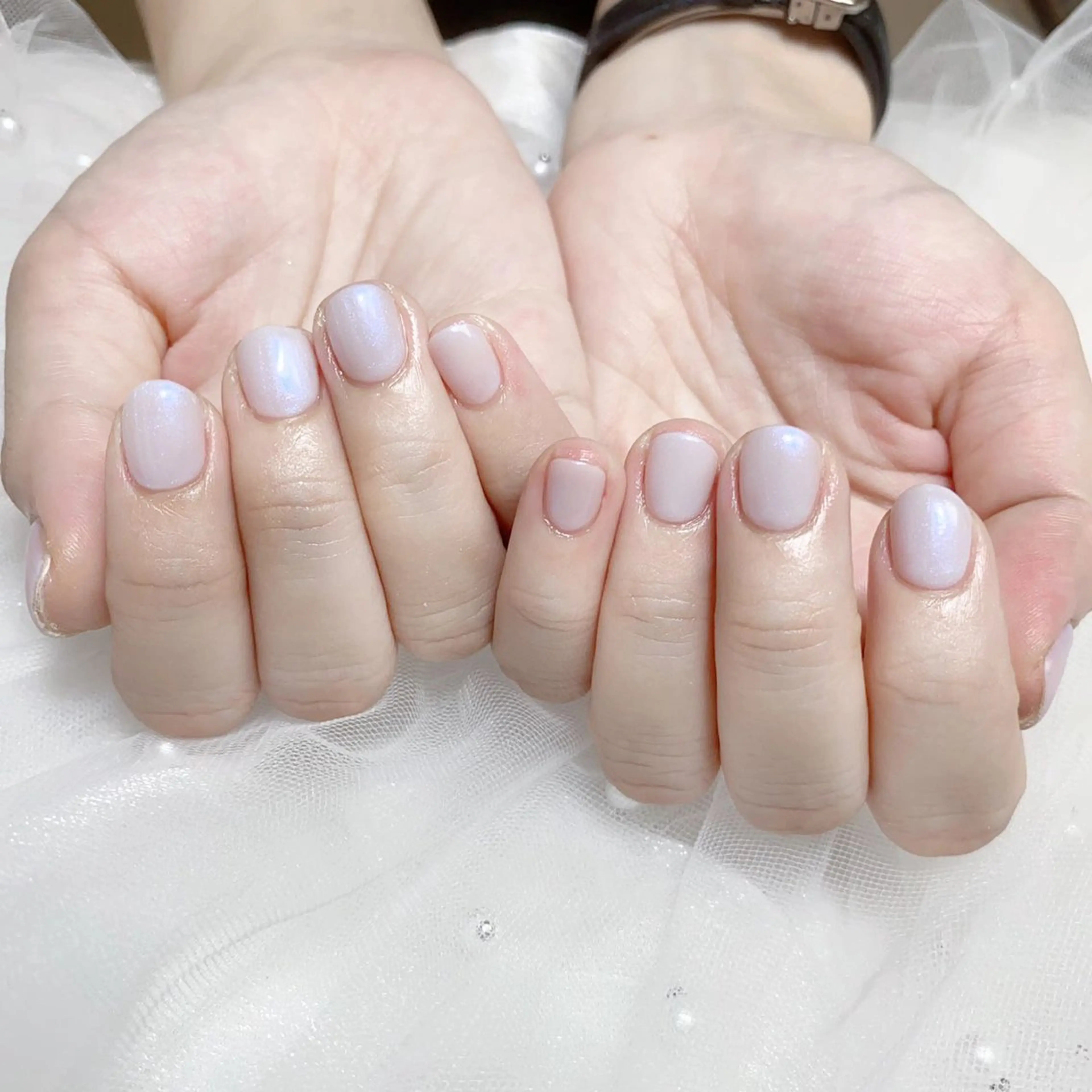 ネイル キラキラネイル 韓国ネイル マグネットネイル ピンク 春ネイル ハンドネイル Nail salon 木にいるのネイルデザイン