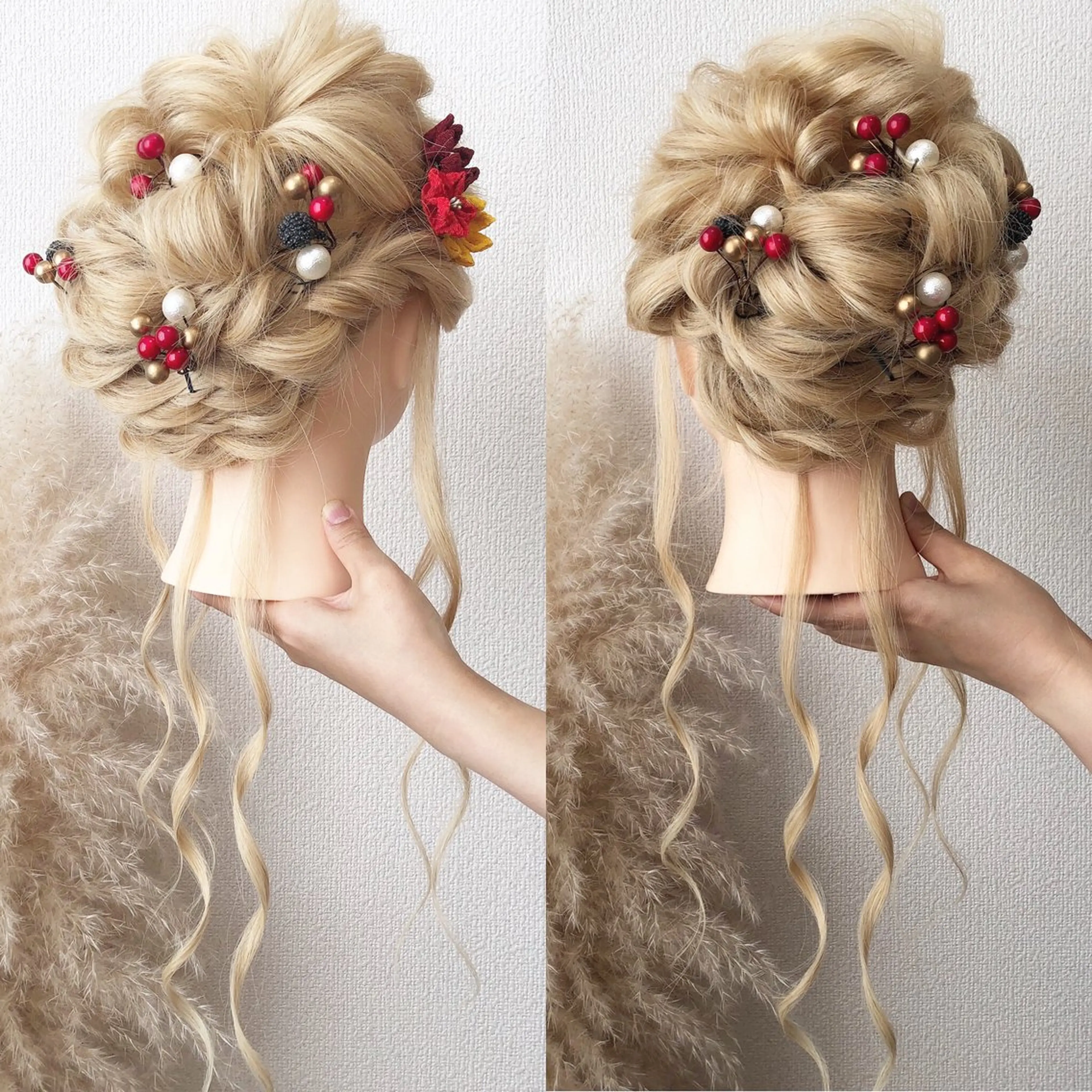 ヘアアレンジ ツノガイ エリのヘアスタイル