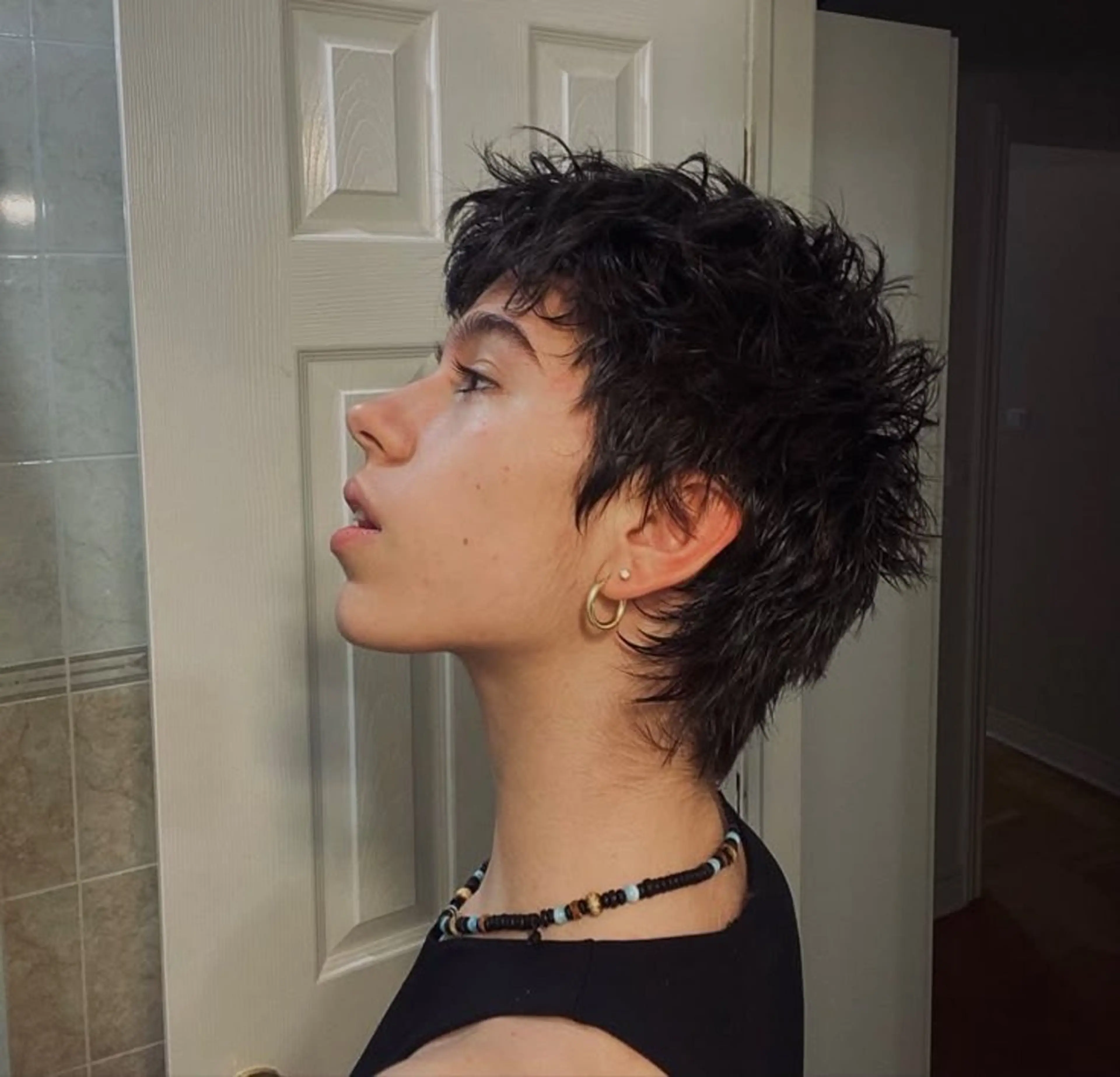 ショート メンズ メンズウルフカット ショートヘア ウルフカット カット 髪質改善美容師が作る 透明感カラー杉山太貴のヘアスタイル