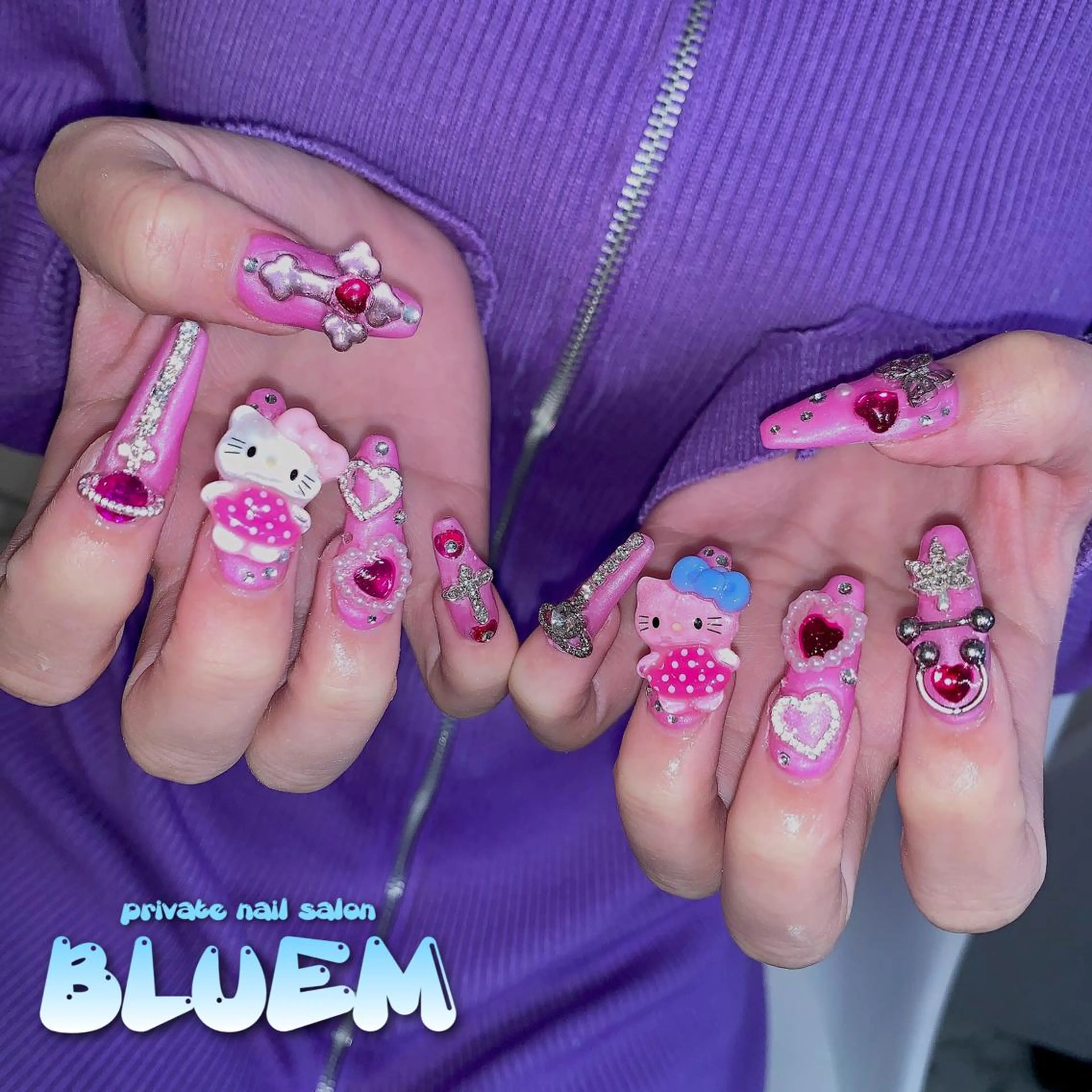 ネイル ハンドネイル BLUEM なな🐶のネイルデザイン