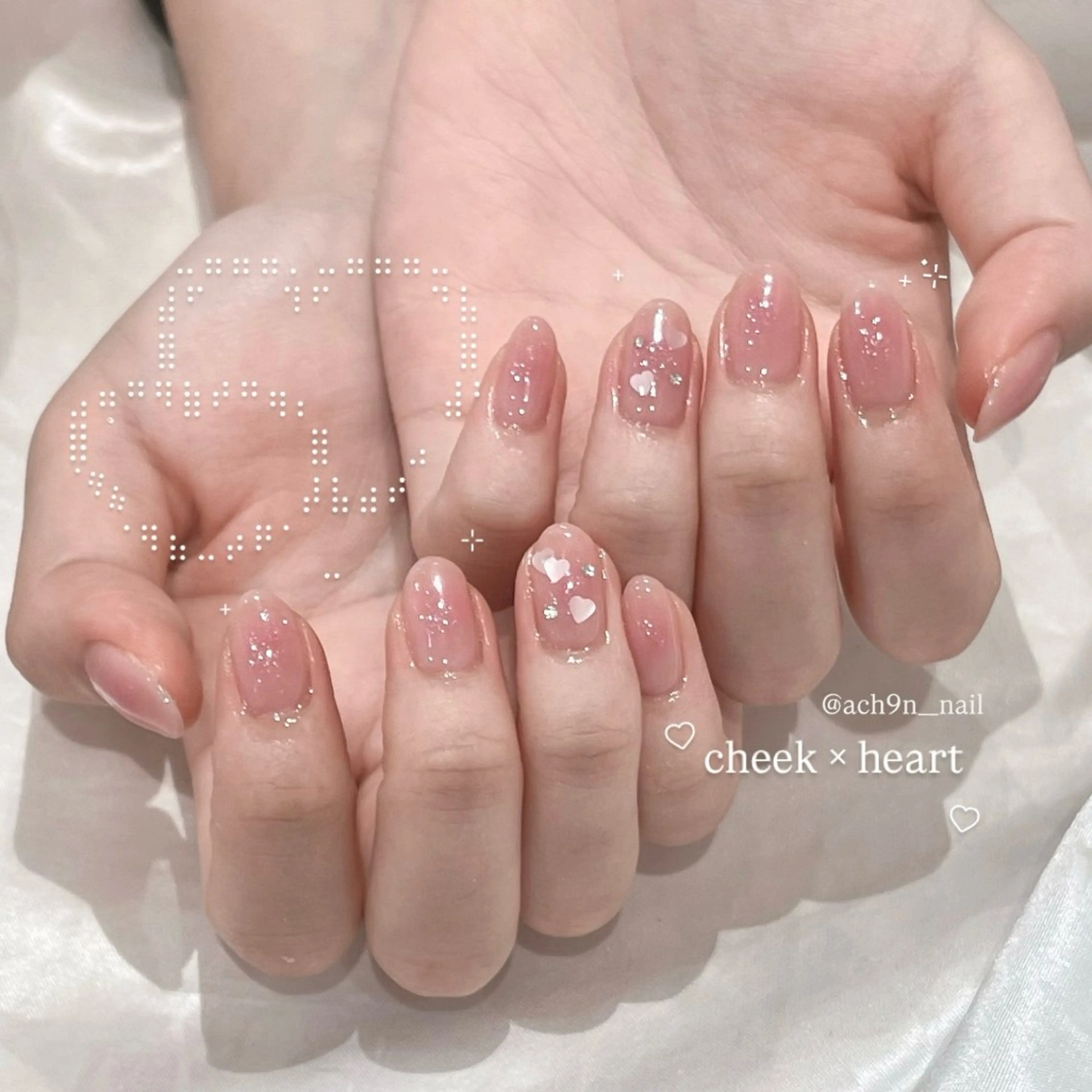 ネイル チークネイル aoi ♡のネイルデザイン