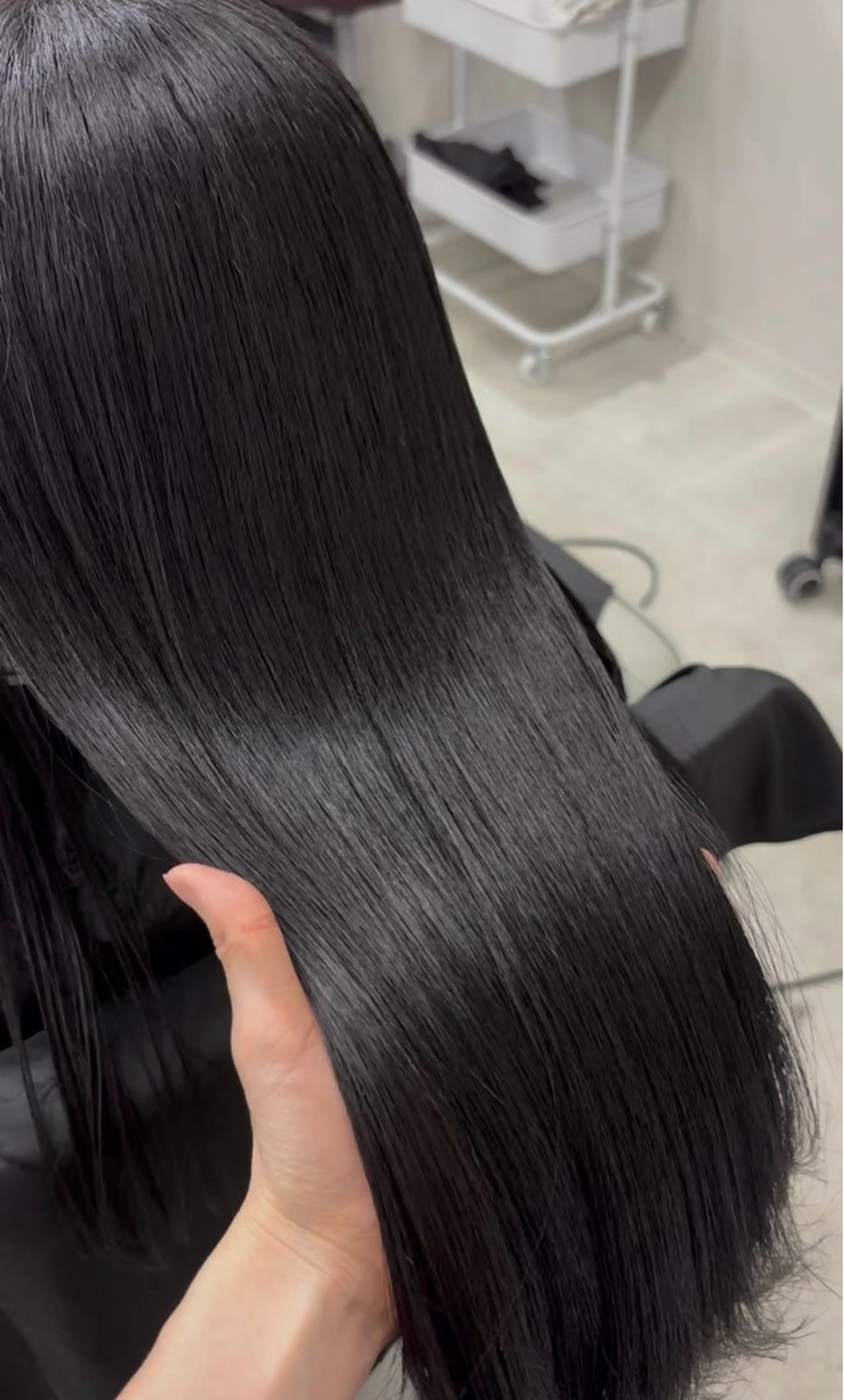 【髪質改善】カット＋ケア縮毛矯正＋ケラチントリートメント（4step）の写真