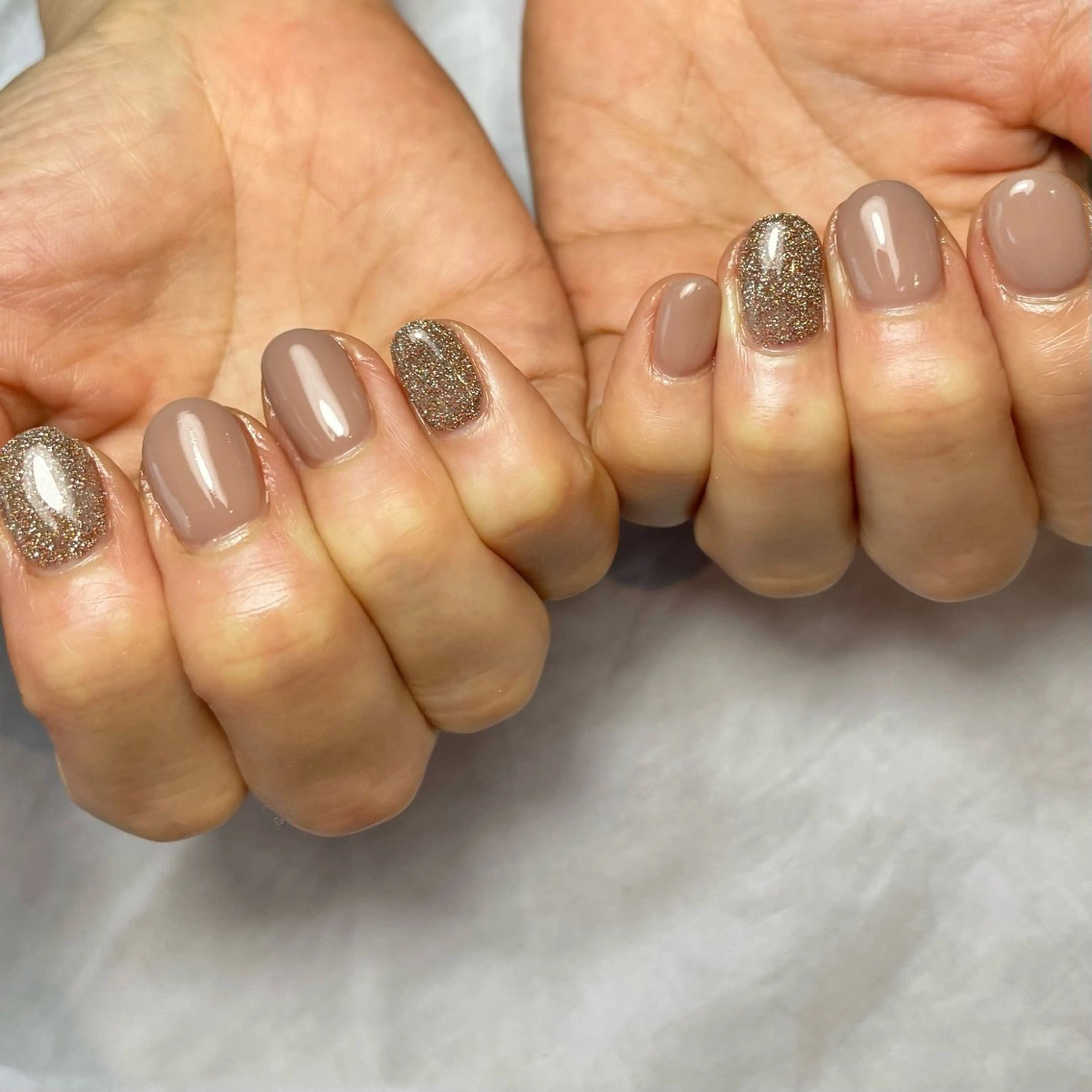 ネイル ラメ(グリッター) ワンカラーネイル ハンドネイル Reflection marikoのネイルデザイン