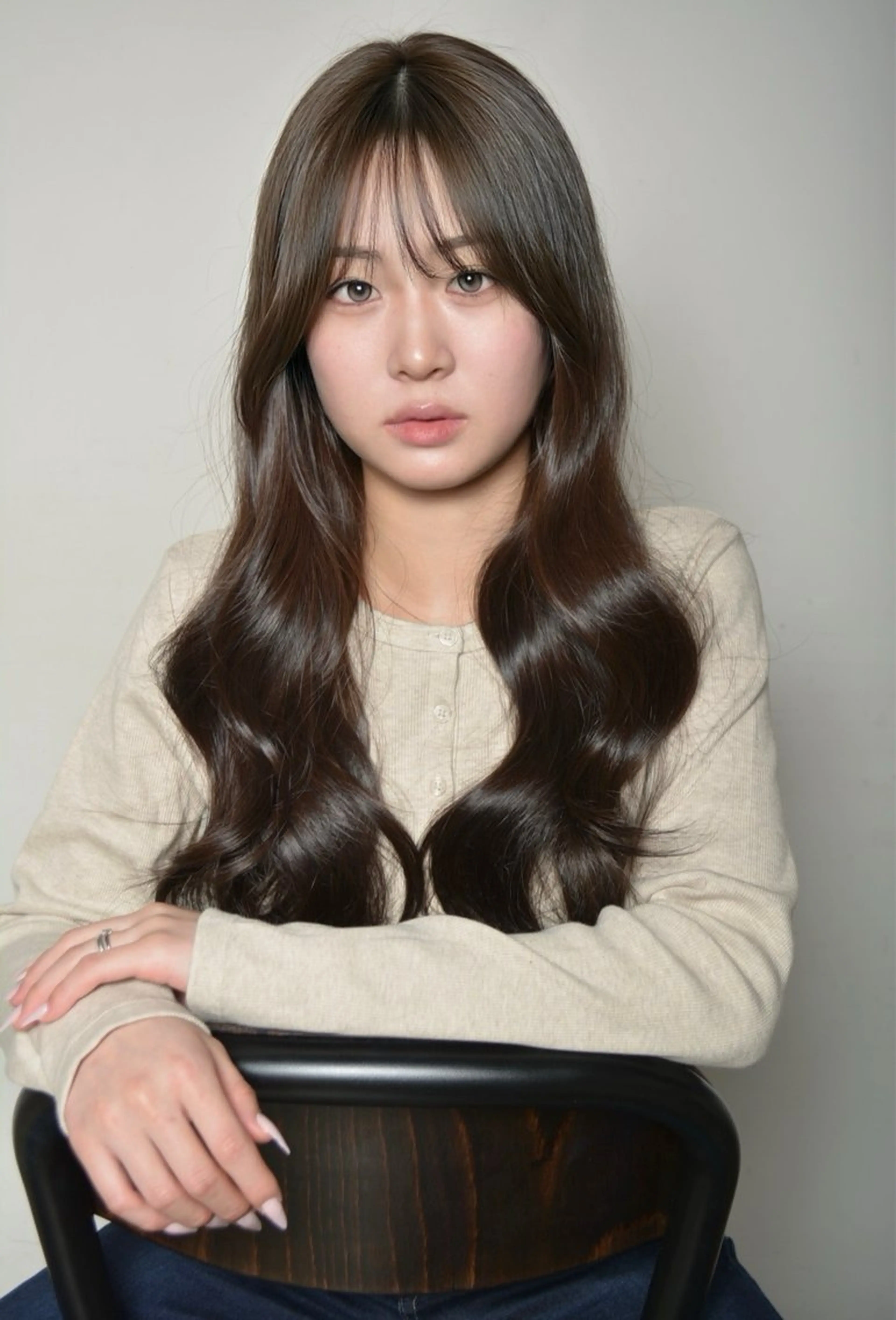 セミロング カット ヘアカラー トリートメント レイヤー/メンズ /佐藤あいら🧳👔のヘアスタイル