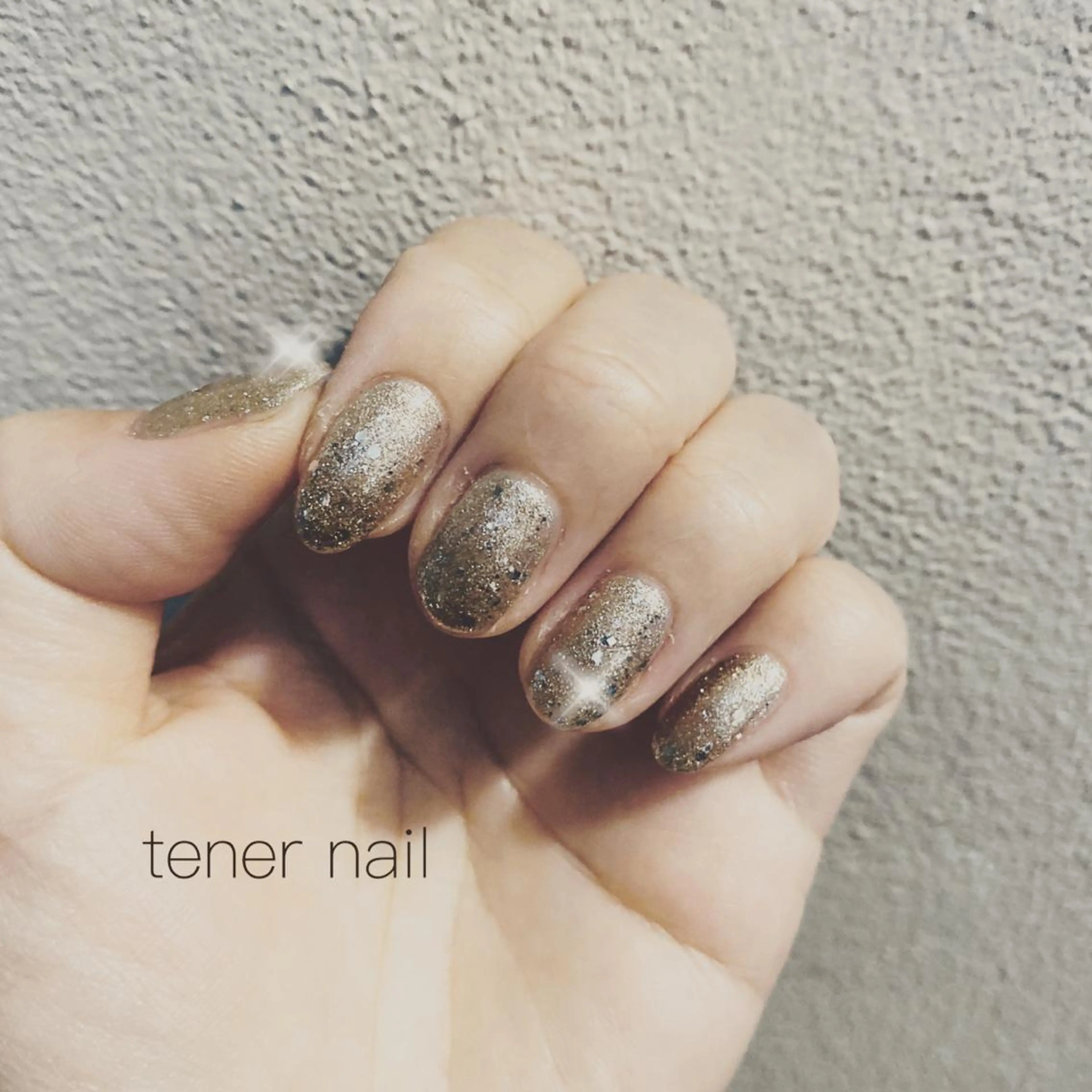 ネイル ラメ(グリッター) ワンカラーネイル シンプルネイル 冬ネイル クリスマス テネルネイル tener nailのネイルデザイン