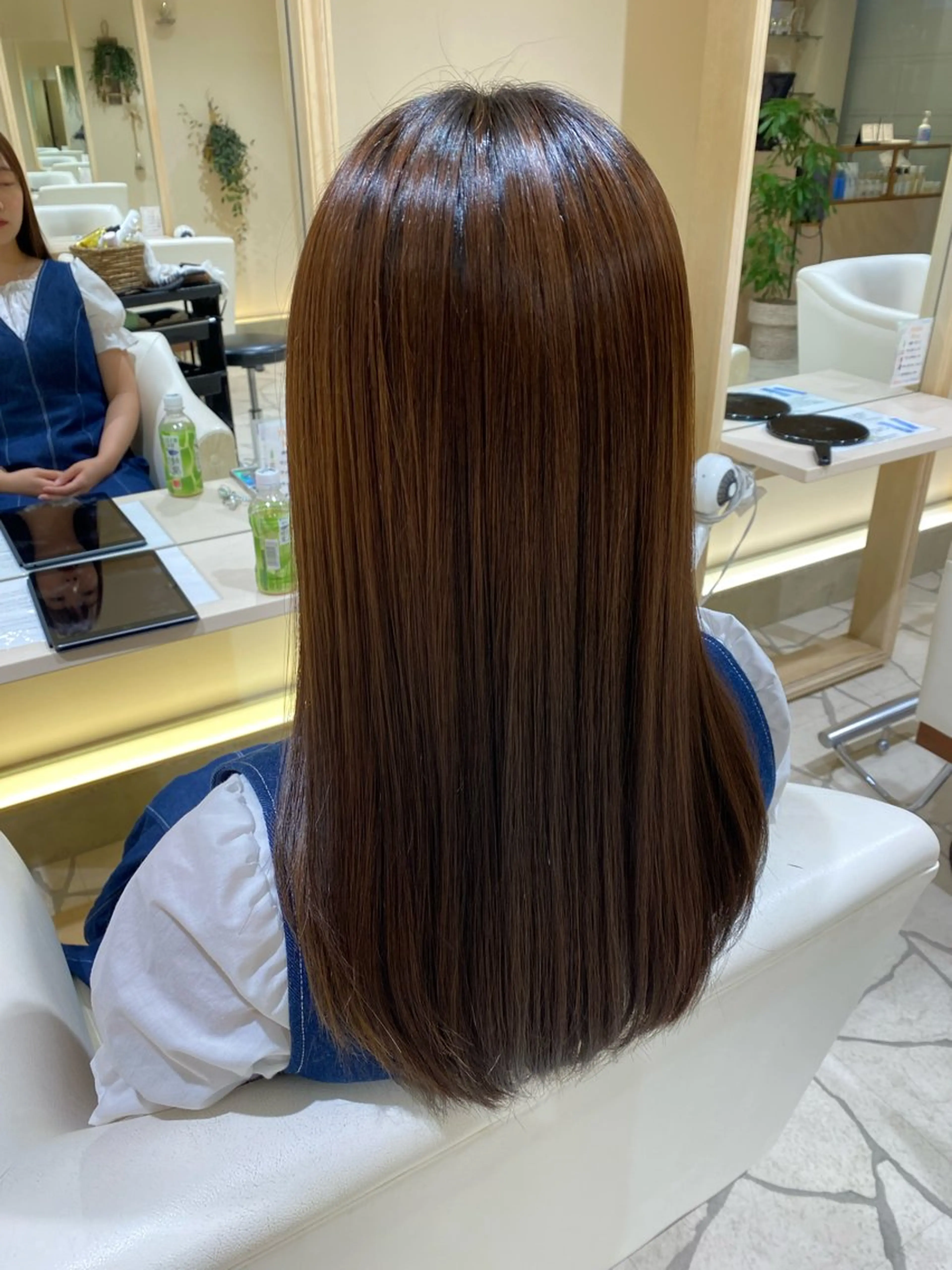 ロング トリートメント 三代 ゆりあのヘアスタイル