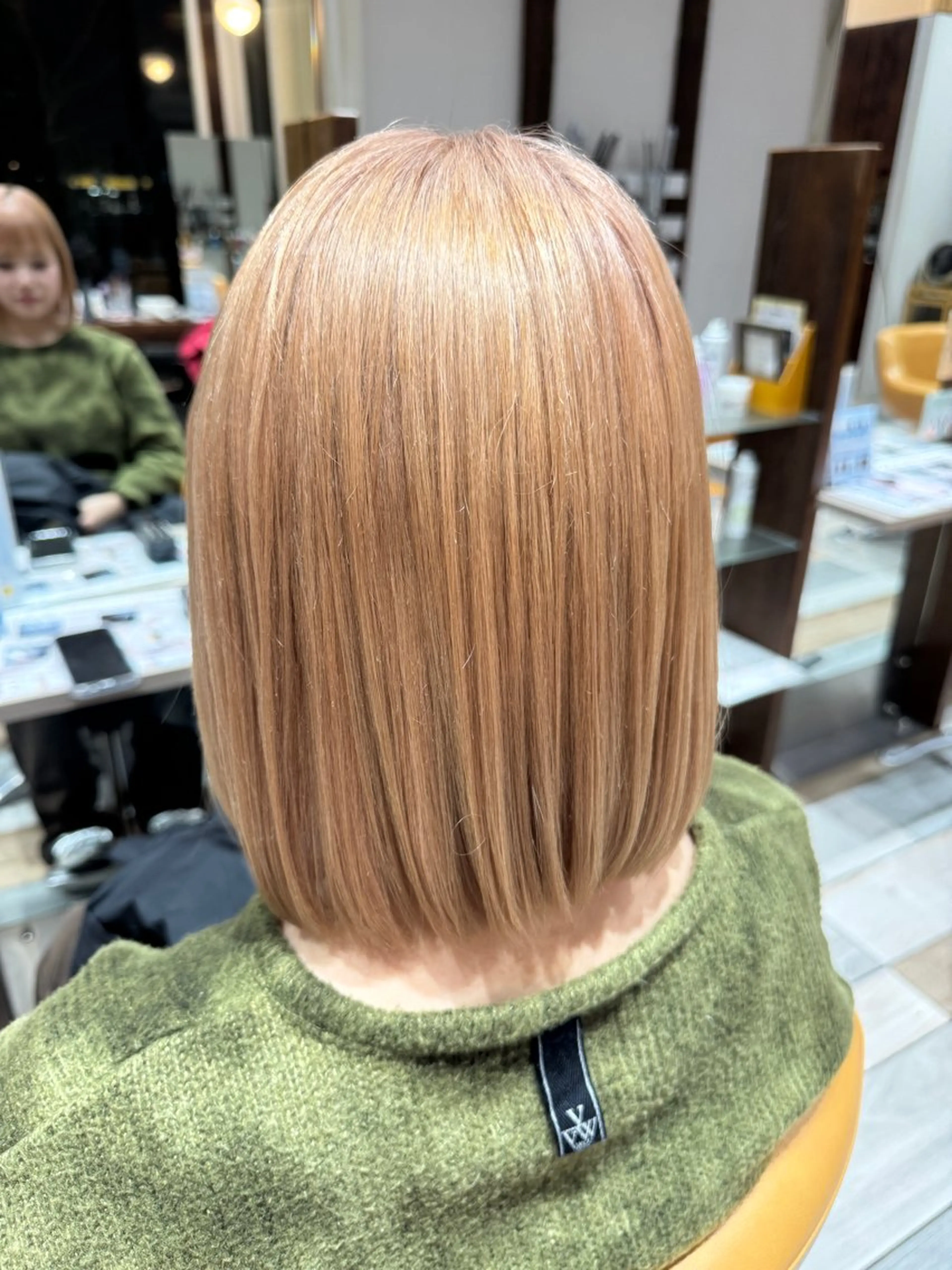 ミディアム カラー ベージュカラー ミルクティーベージュ 北村 優樹のヘアスタイル