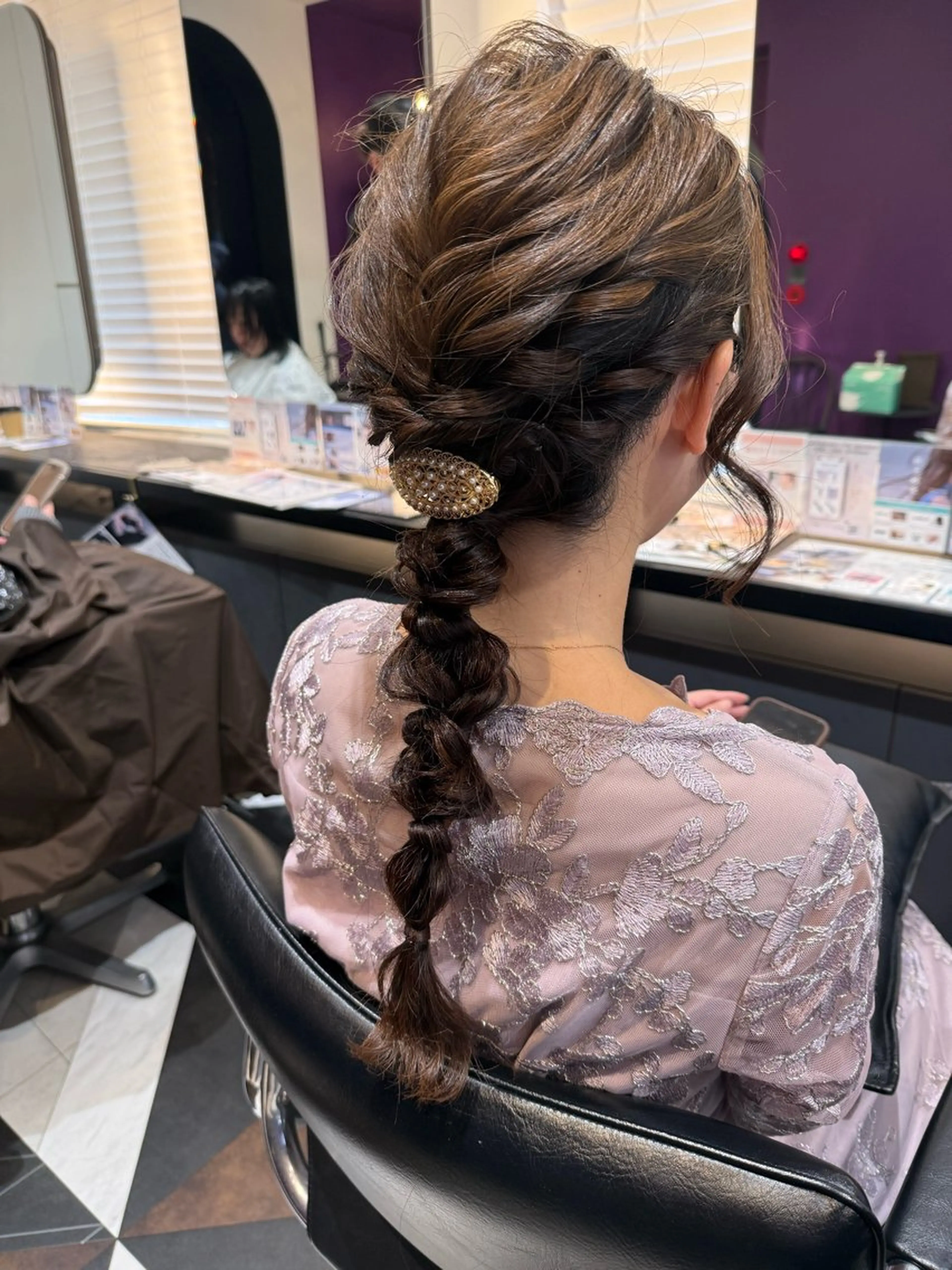 ロング ヘアアレンジ 加藤 まりえのヘアスタイル