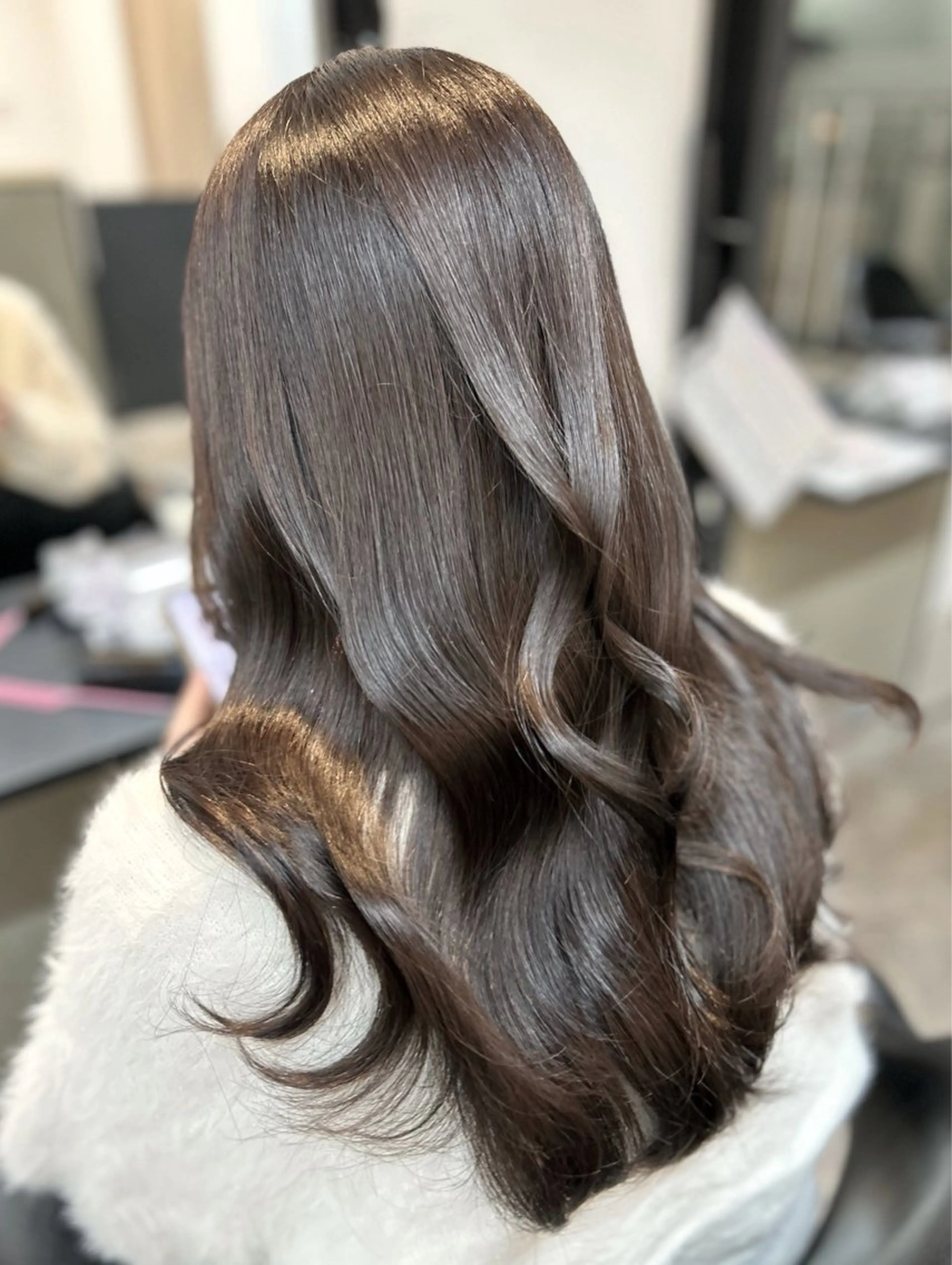 ロング カラー ヘアカラー 透明感カラー୨୧ 松山理桜🩰˖ ࣪⊹のヘアスタイル