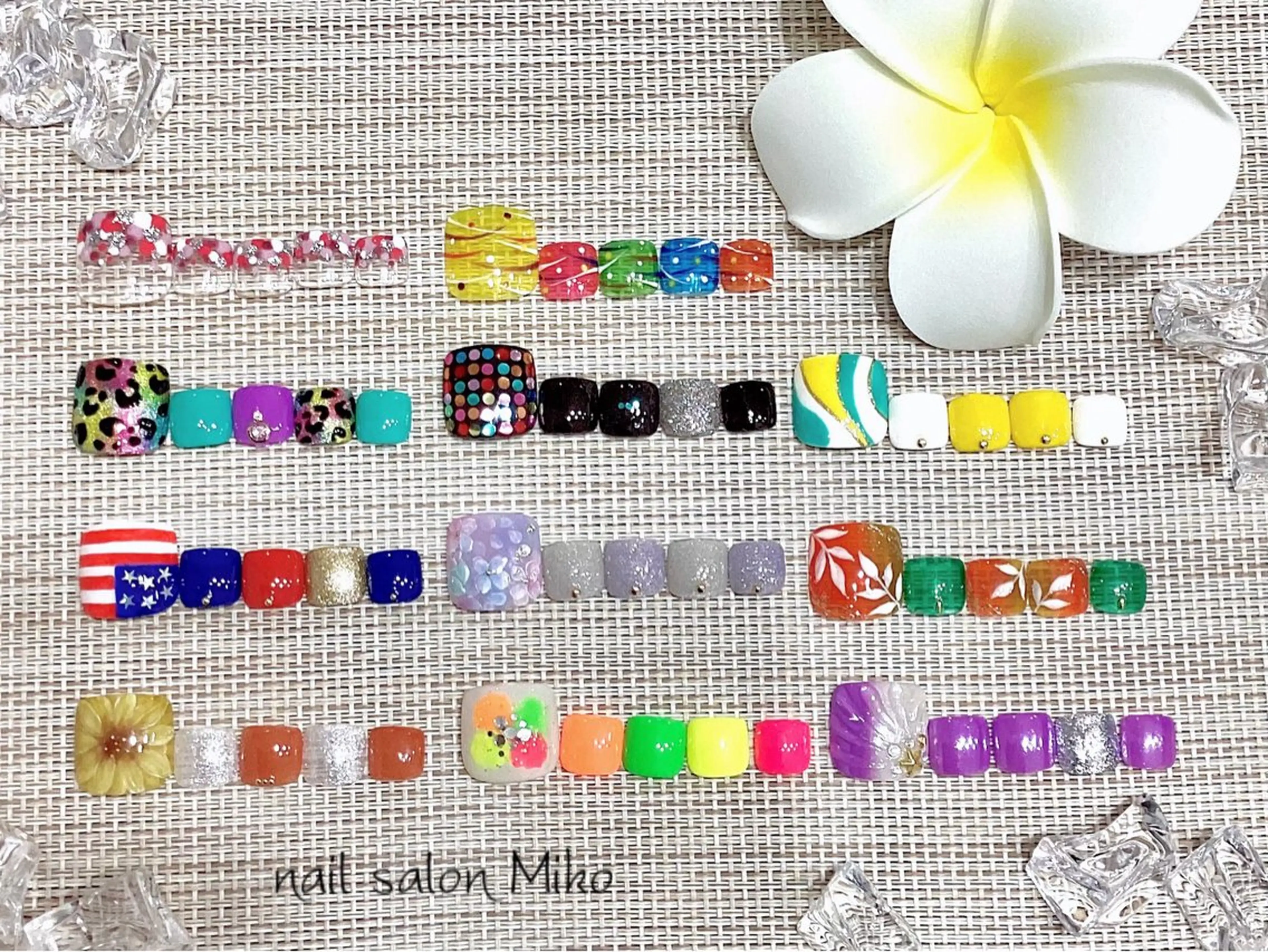 ショート フットネイル nail salon Mikoのネイルデザイン