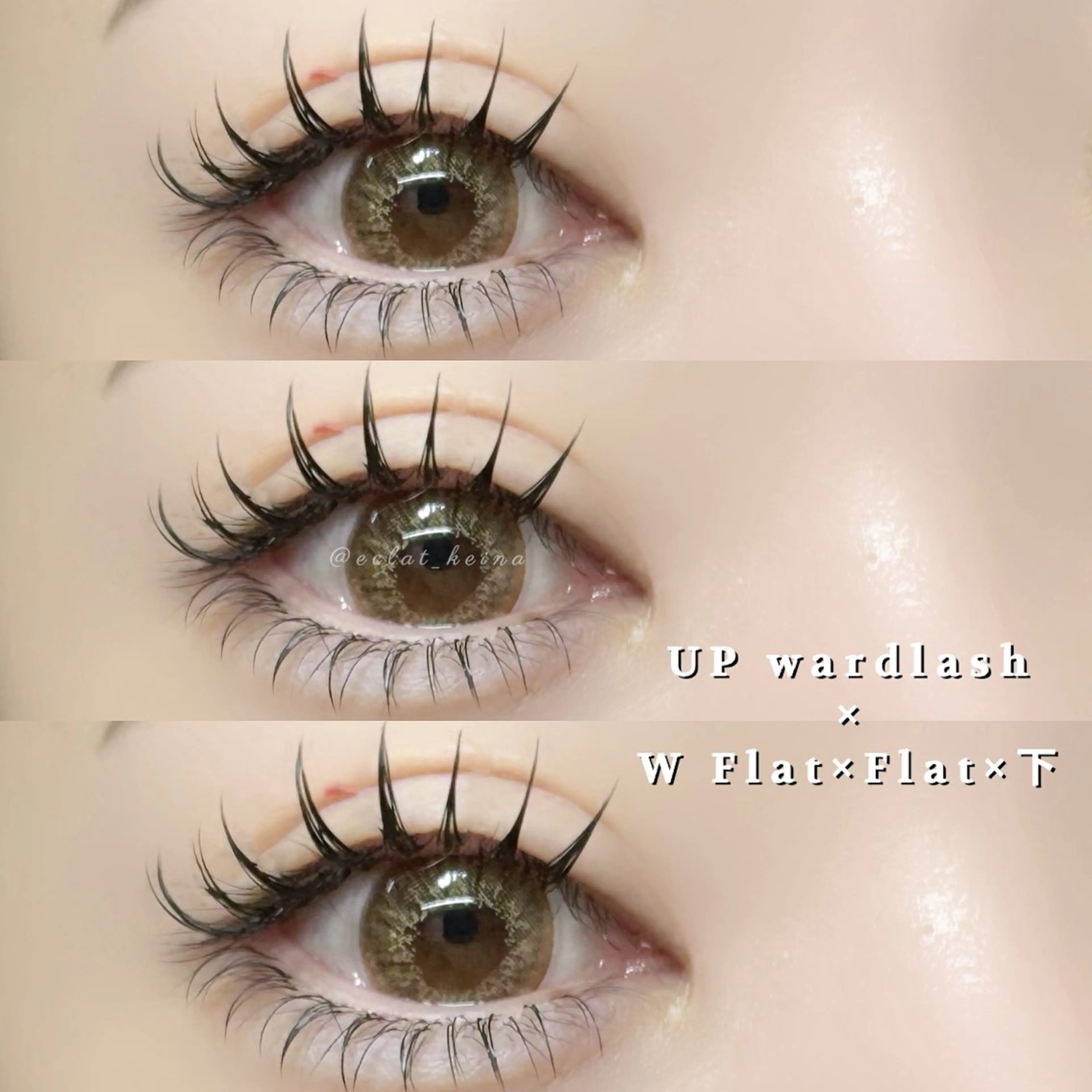 マツエク・マツパ 松沢 慧娜のマツエク・マツパデザイン