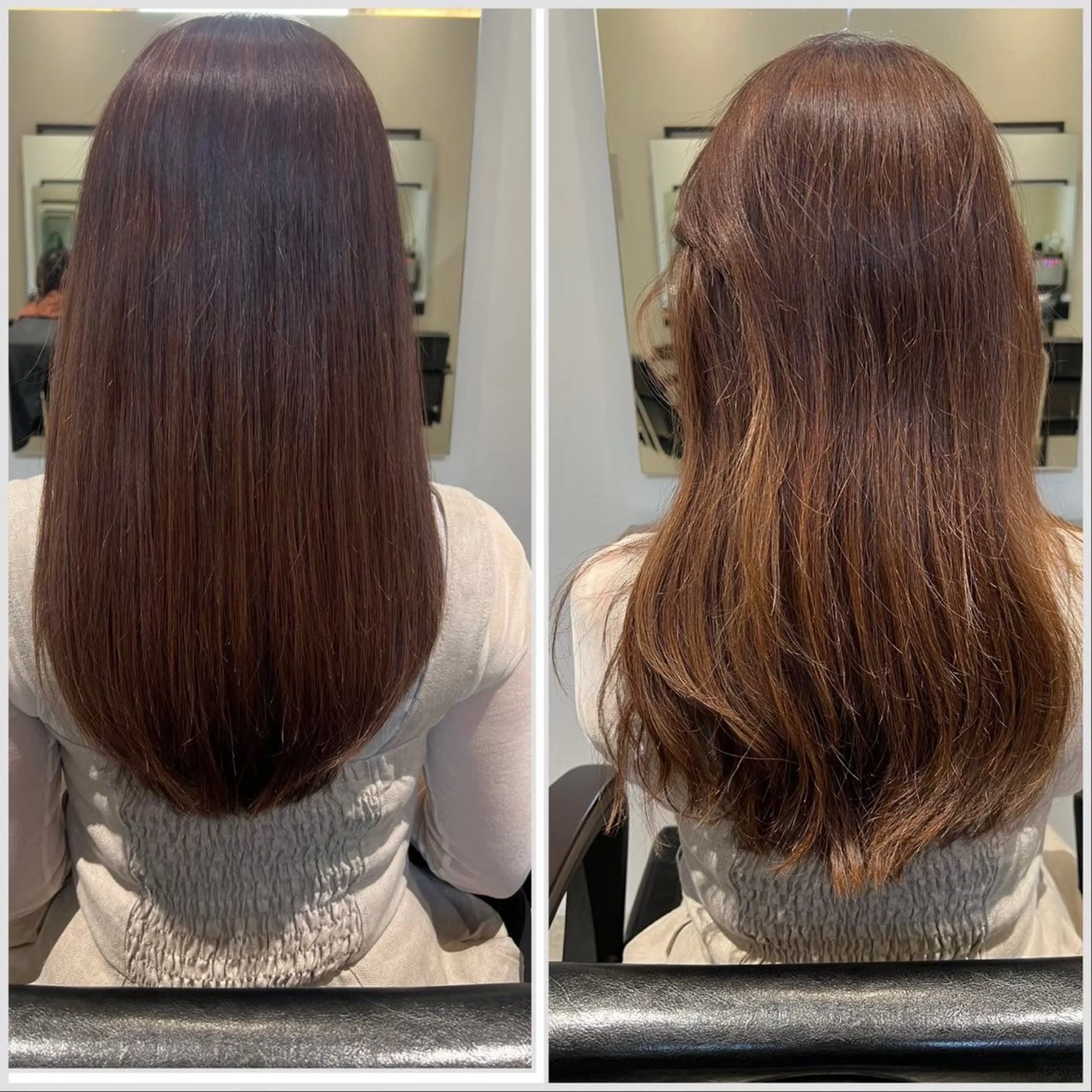 ロング カラー ダブルカラー ハイトーンカラー ボブ 顔周りカット 髪質改善 カット ヘアカラー トリートメント RISE SWELL 江坂momoneのヘアスタイル
