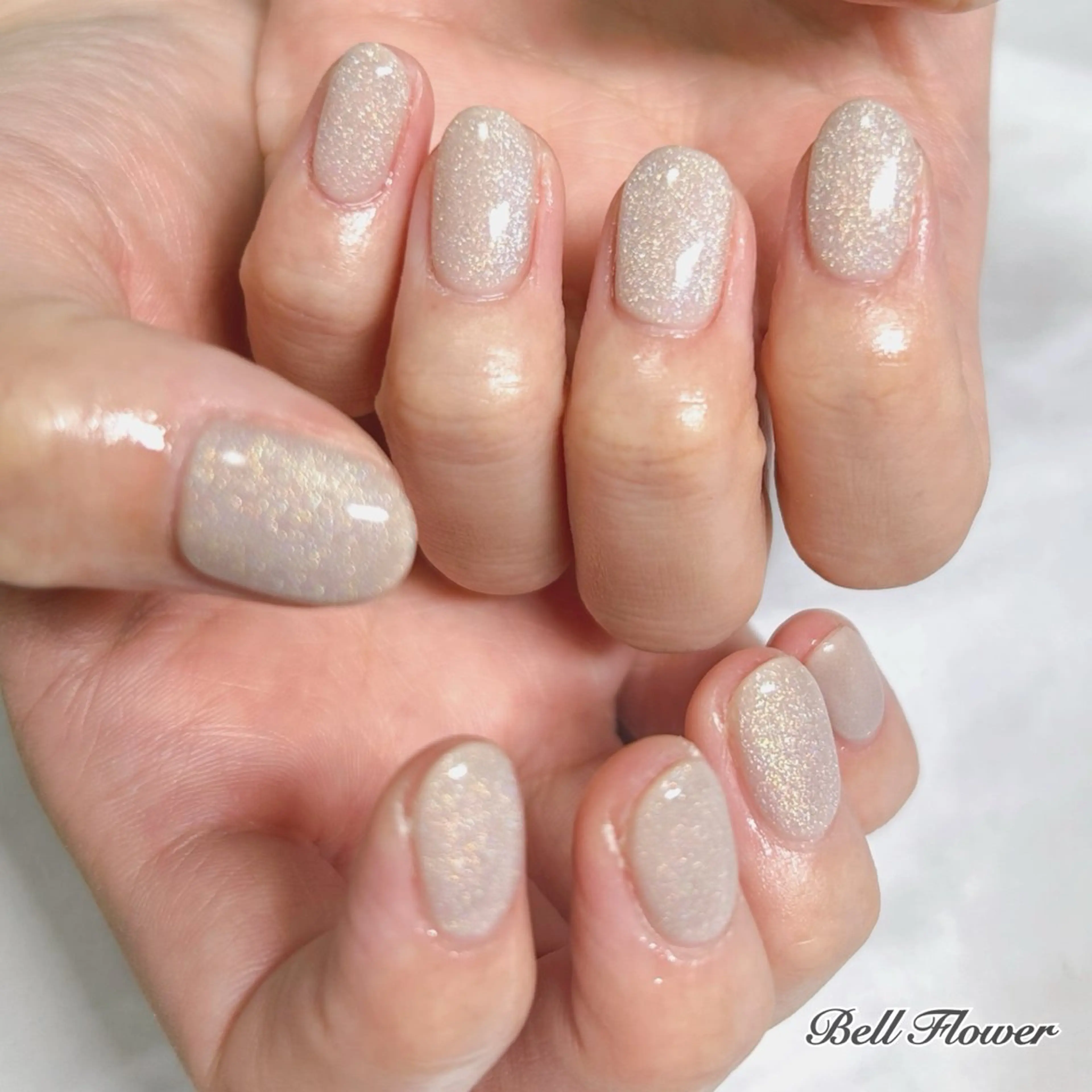 ネイル ハンドネイル Bell Flowerのネイルデザイン