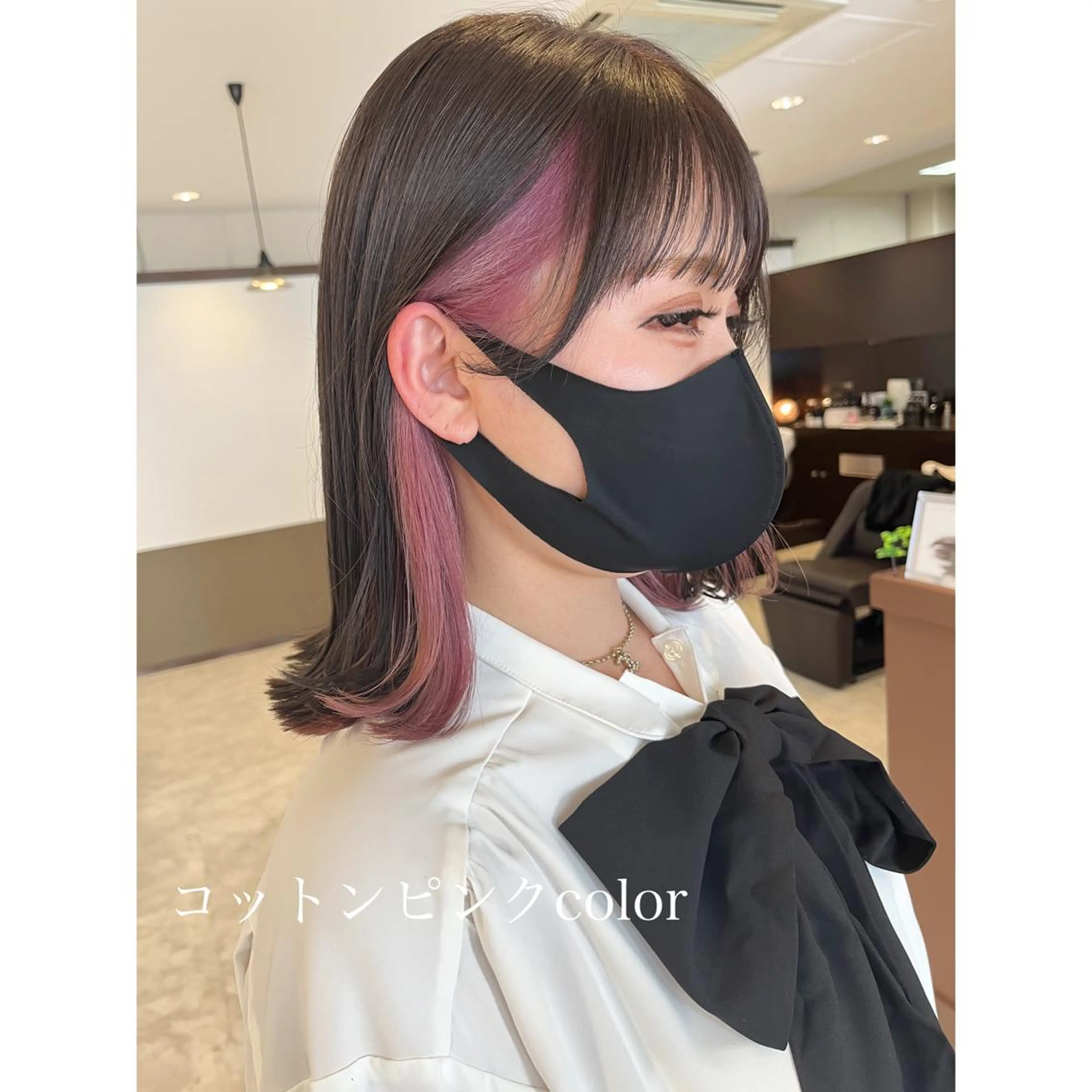 ミディアム カラー 坂井田 浩樹のヘアスタイル