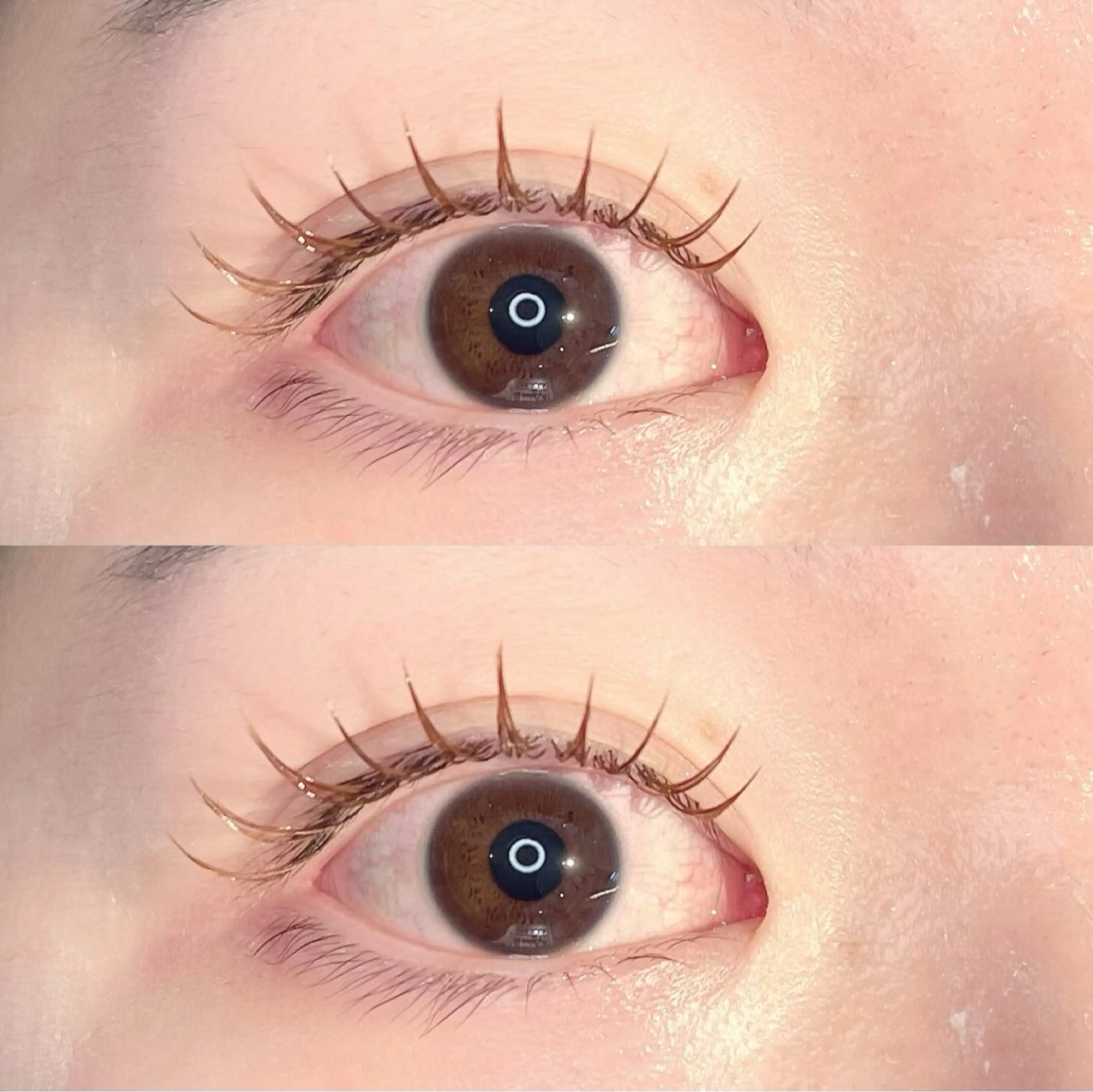 マツエク・マツパ カラーマツエク 堀内 優衣💗パリジェンヌのマツエク・マツパデザイン