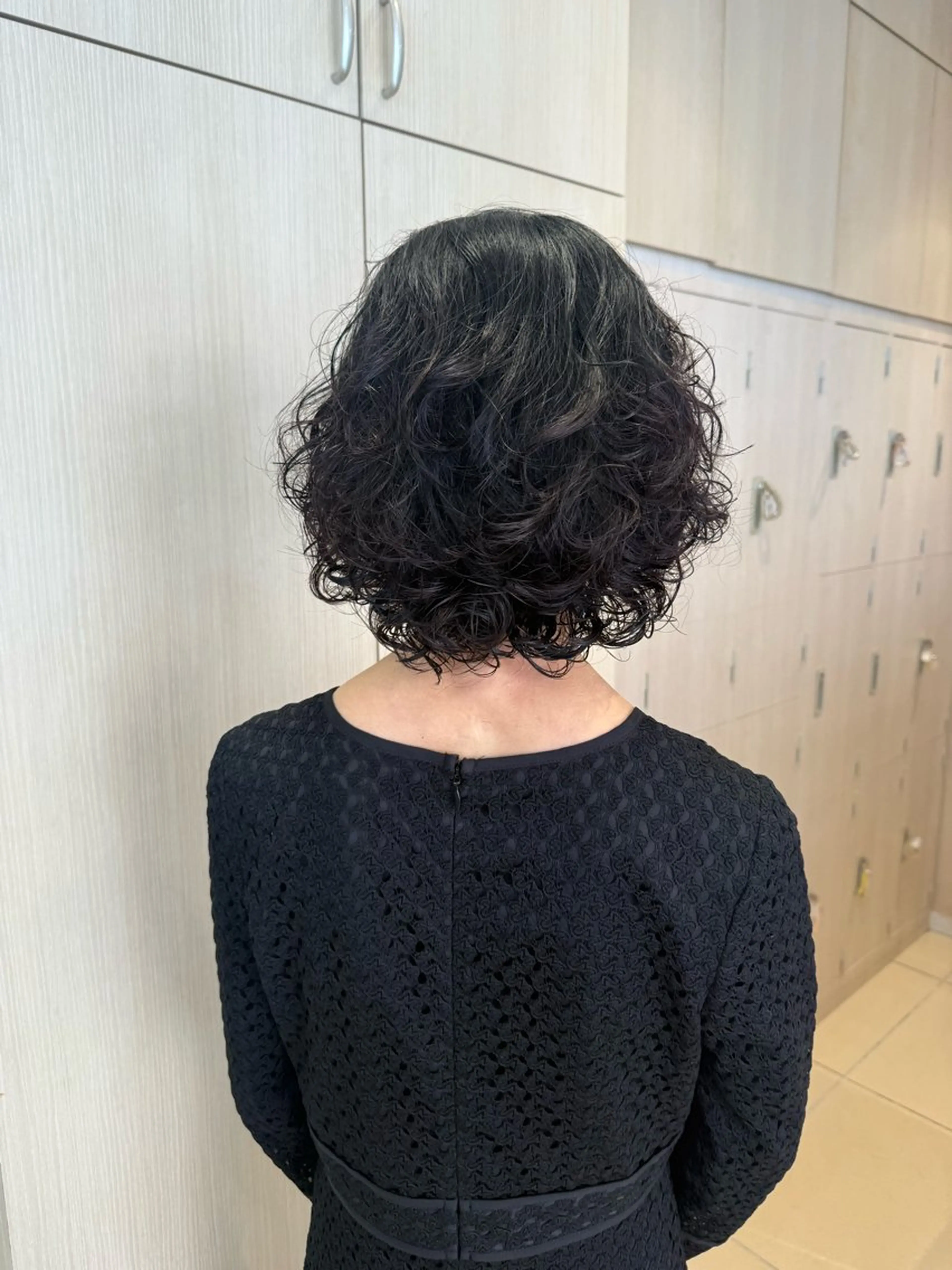 ミディアム ミディアムパーマ 藤森 希美のヘアスタイル