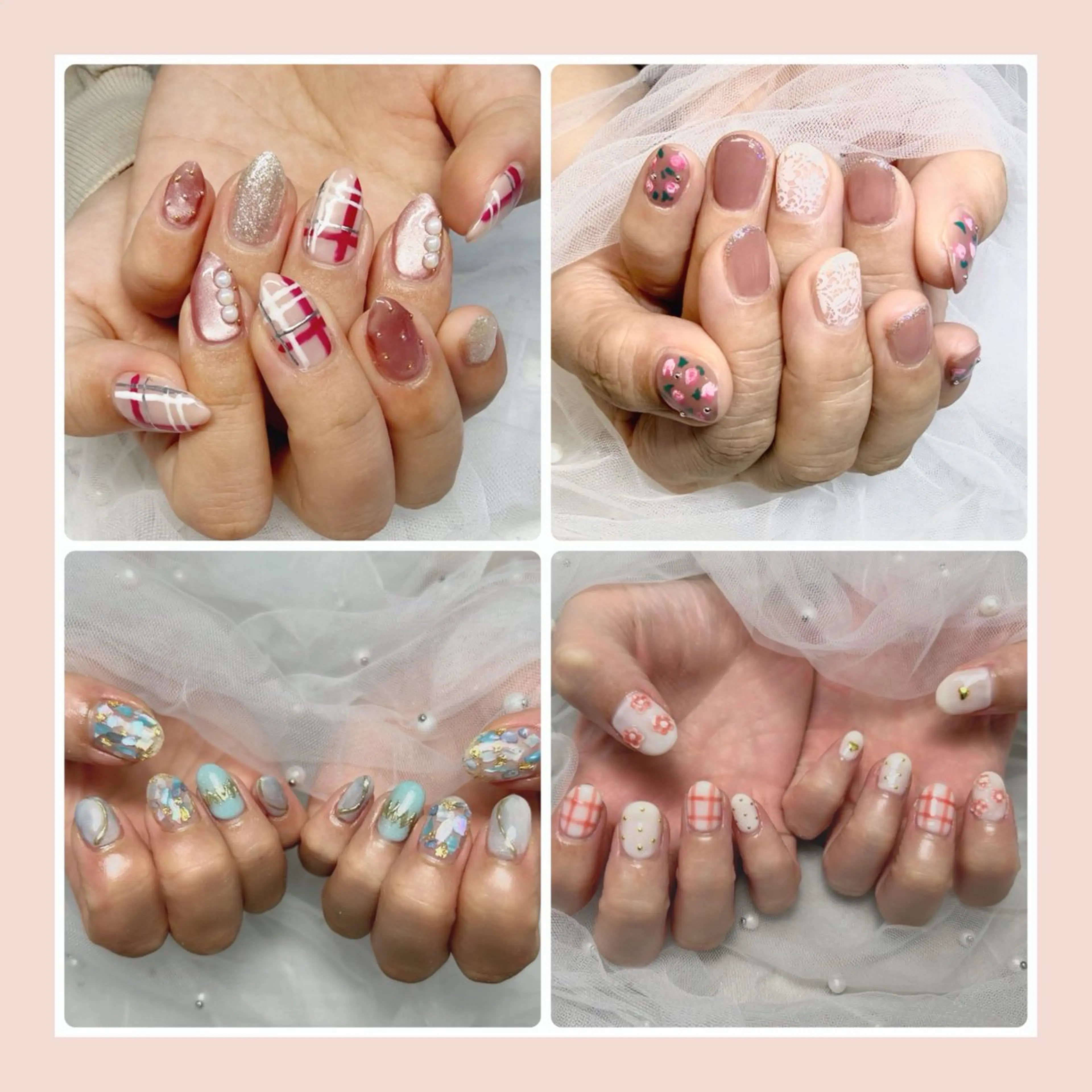 定額ネイル(パーツ・色変更自由🌟)の写真