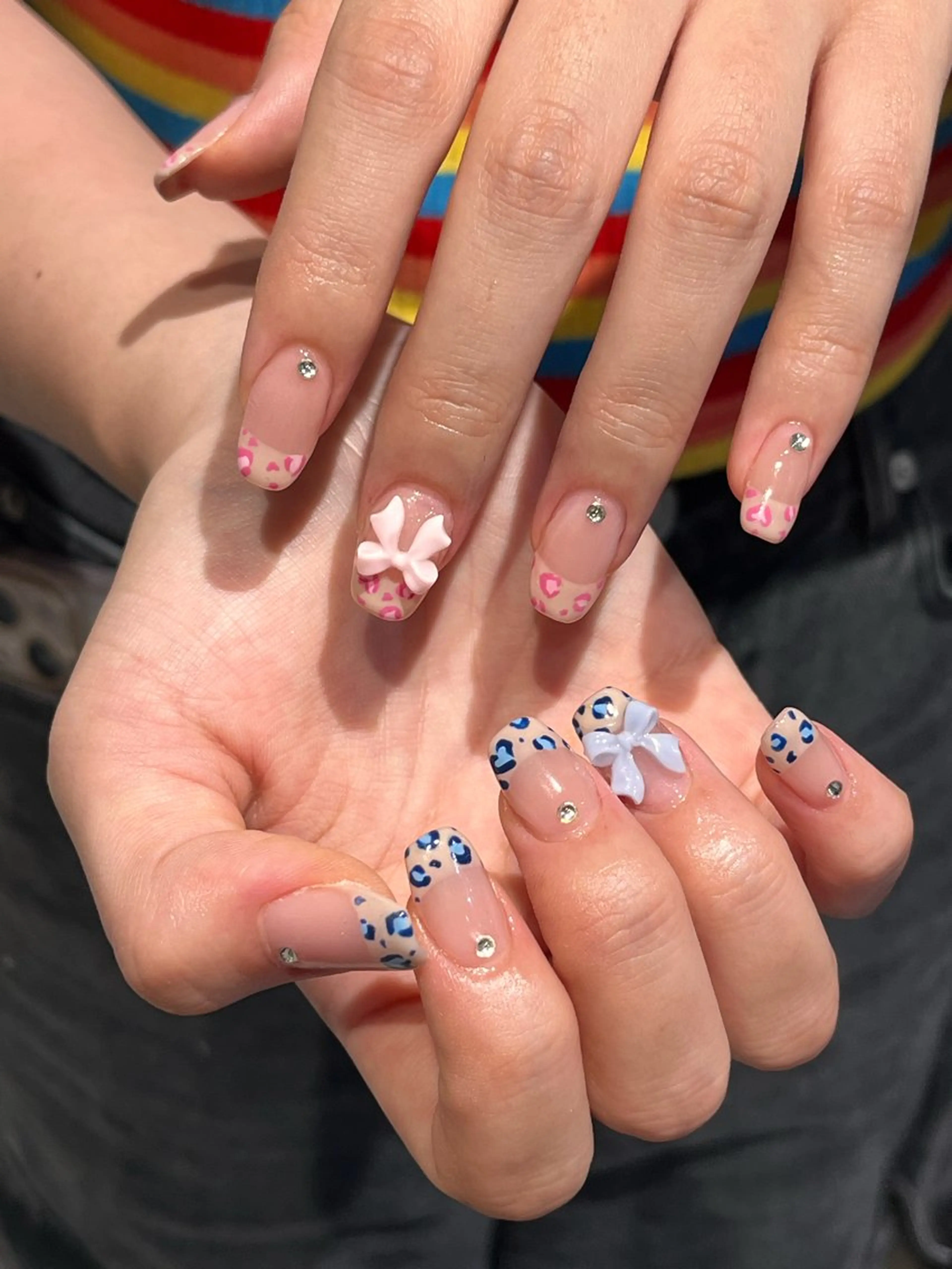 ネイル アニマル柄 ｵﾀｸ美容師🛍/ 酸性ストレート/艶髪のヘアスタイル