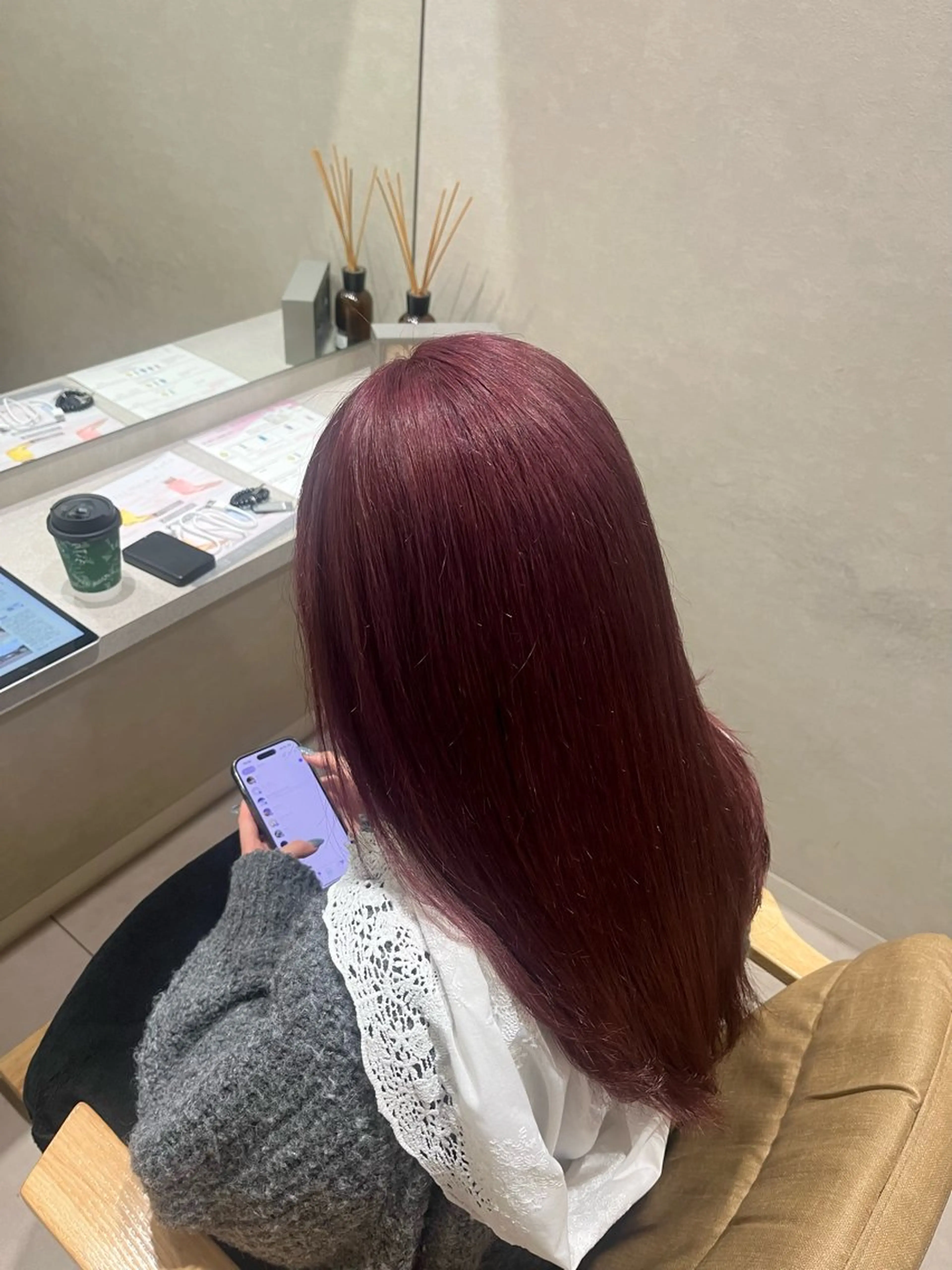 ロング カラー ラベンダーカラー ピンクカラー ピンクラベンダー ヘアカラー トリートメント ブリーチ×透明感カラ ー 大分 Keigoのヘアスタイル