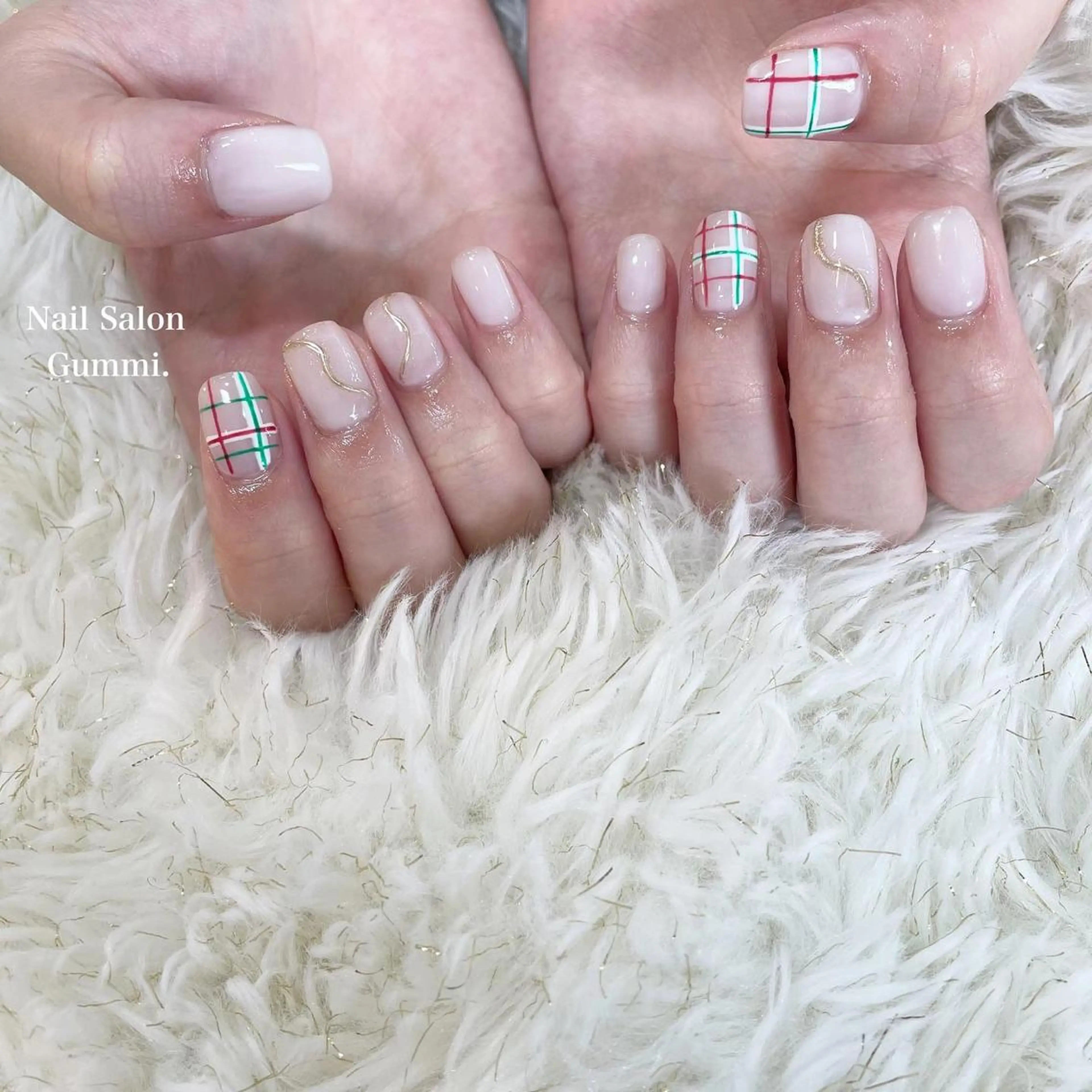 ネイル 冬ネイル クリスマス Nail Salon Gummi.のネイルデザイン