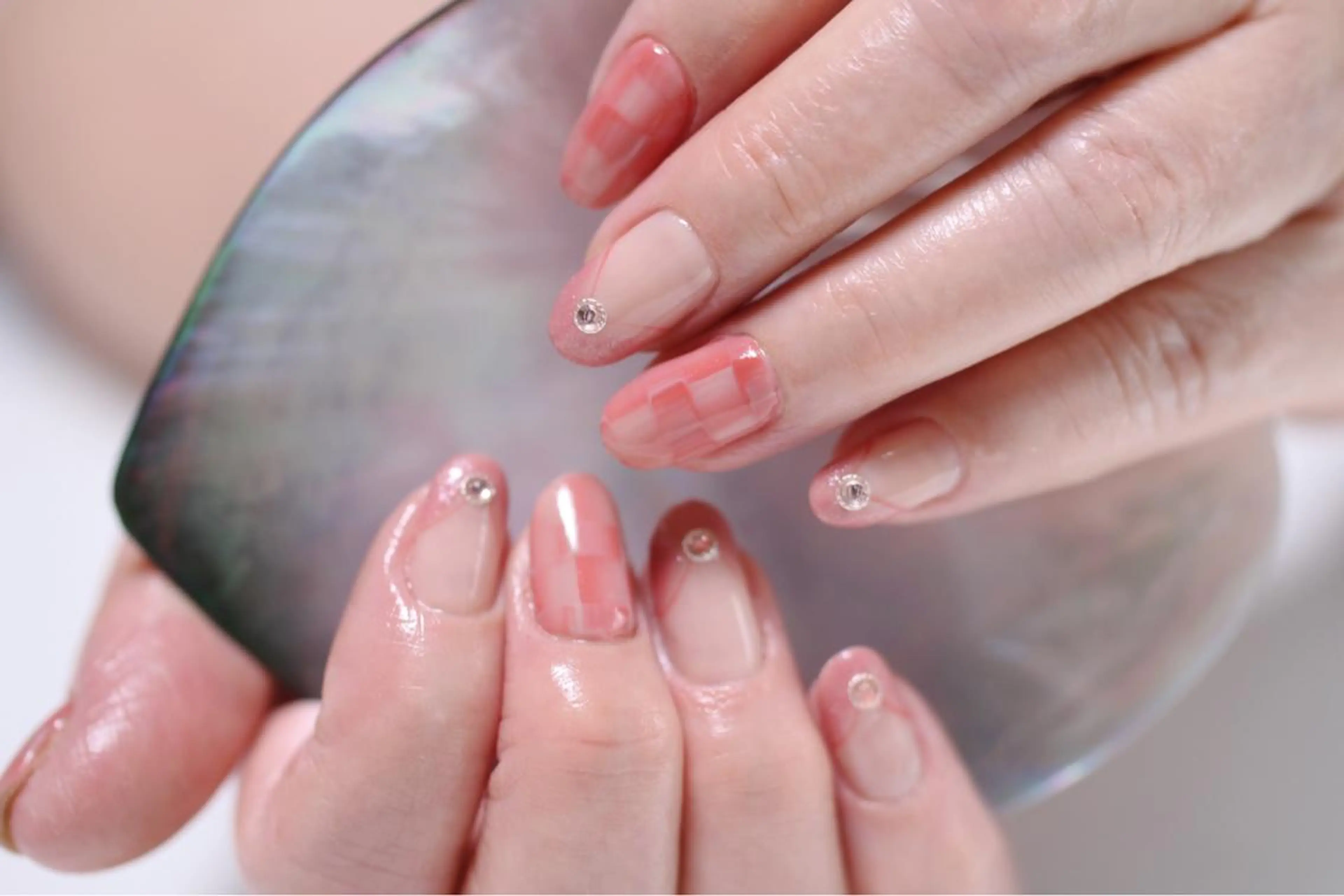 ネイル フレンチネイル ジェルネイル しみ えんのネイルデザイン