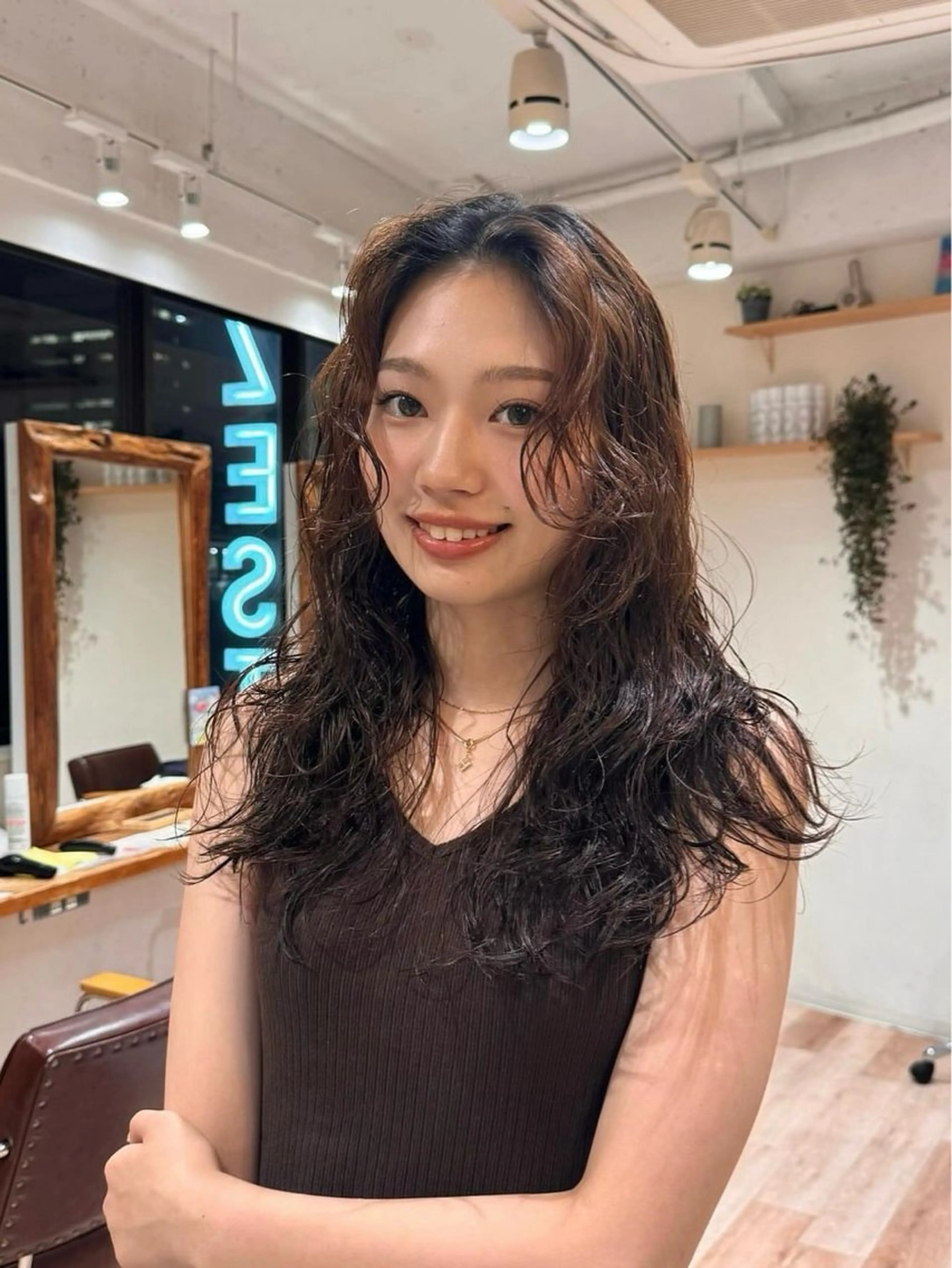 ロング パーマ ニュアンスパーマ スパイラルパーマ パーマ 𝙎𝙚𝙞𝙧𝙖 ☆カット/パーマのヘアスタイル