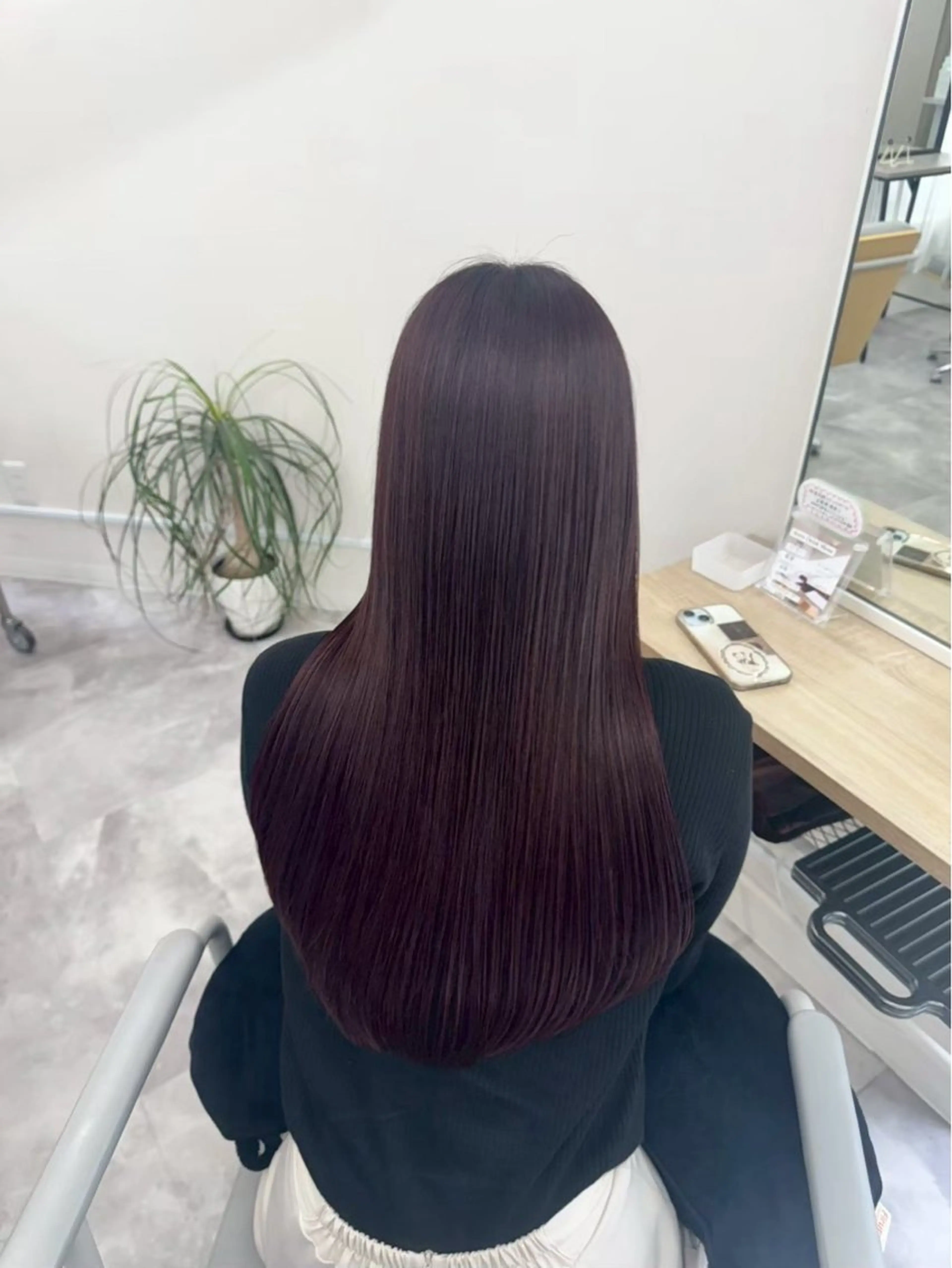 ロング カラー ブリーチ ブリーチなしカラー ヘアカラー トリートメント 髪質改善Acero 稲田圭翔のヘアスタイル