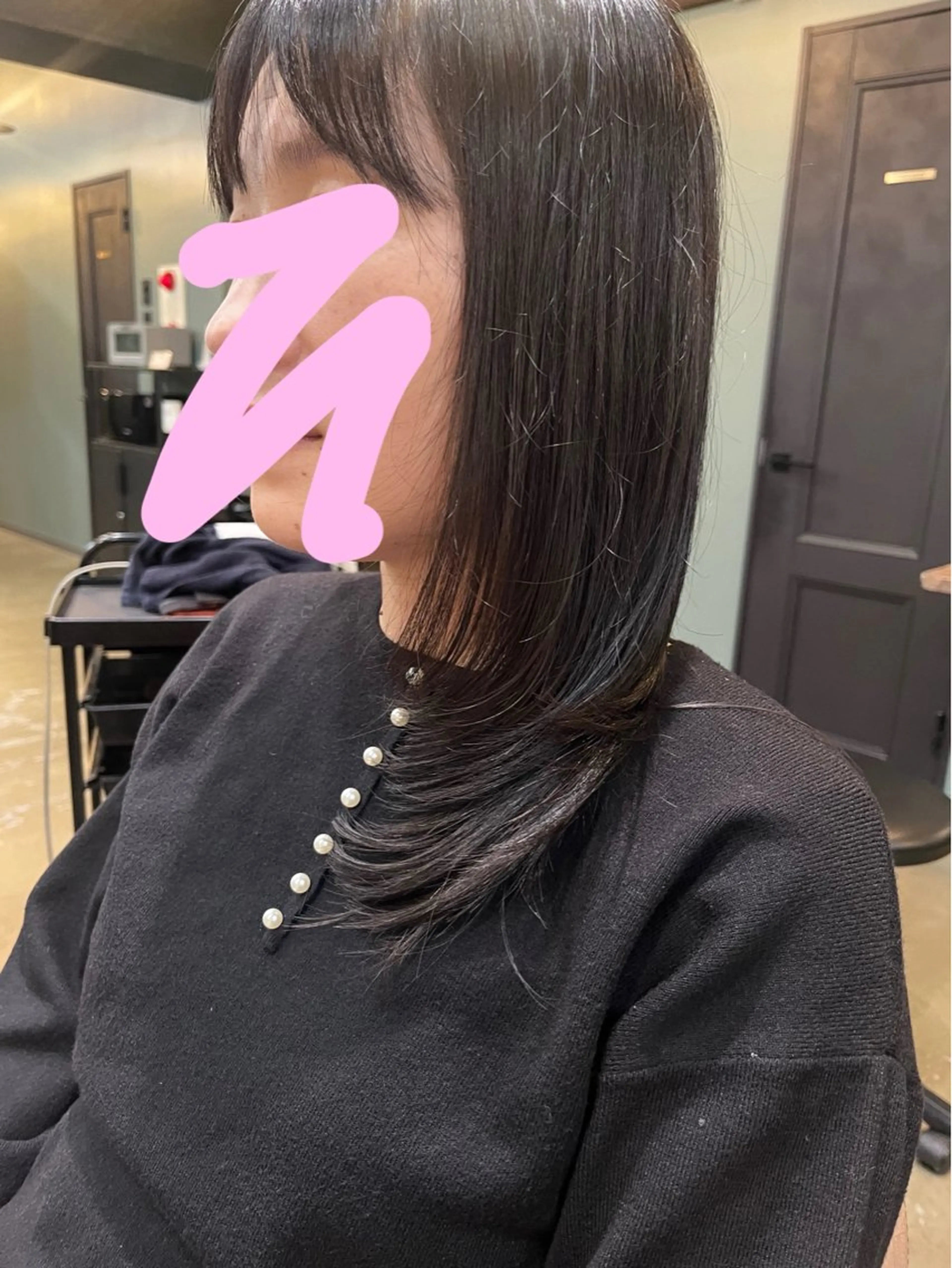 ロング 草野 奈扇のヘアスタイル