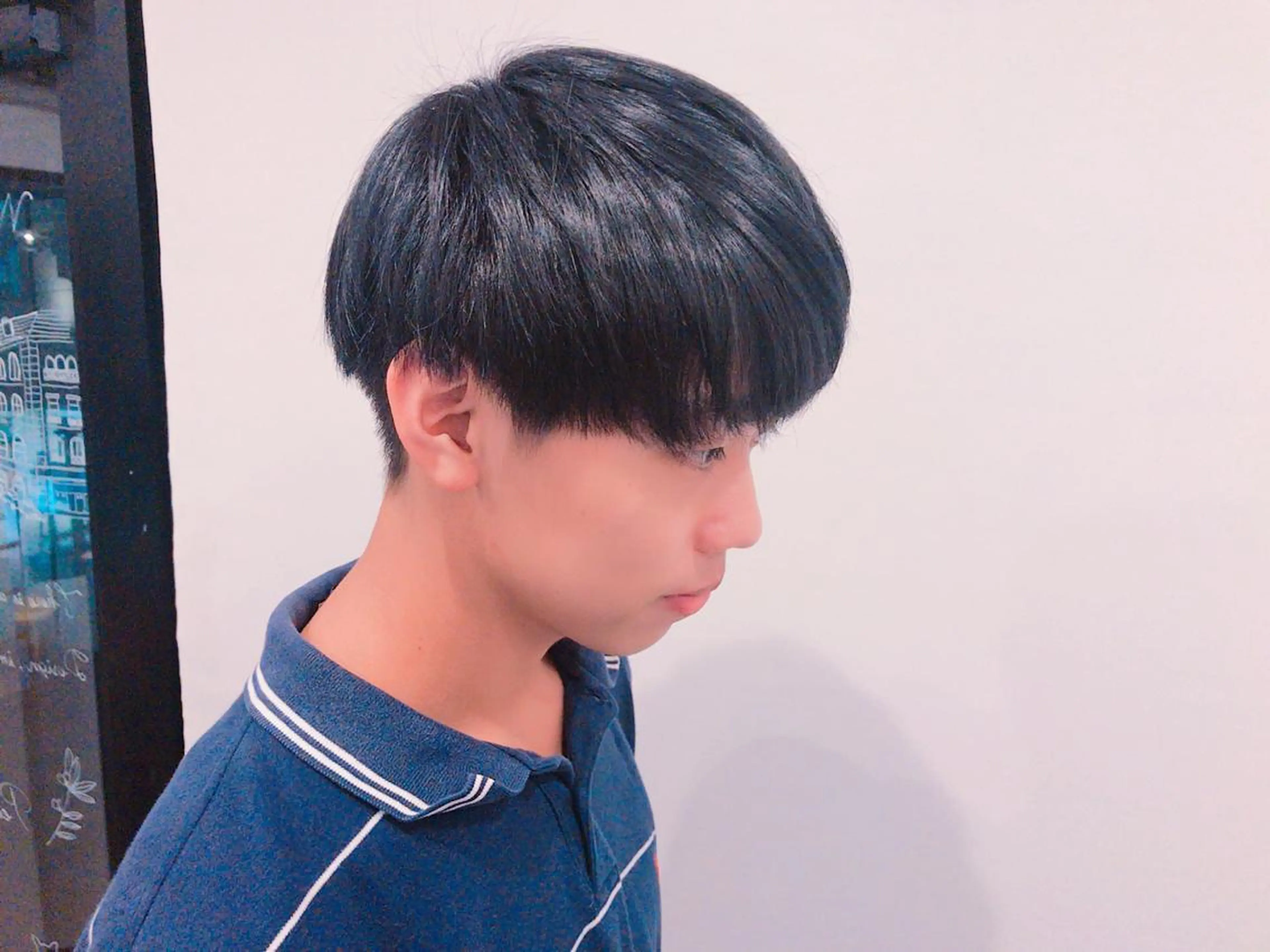 ショート カラー パーマ メンズ ヘアカラー ちこ .のヘアスタイル