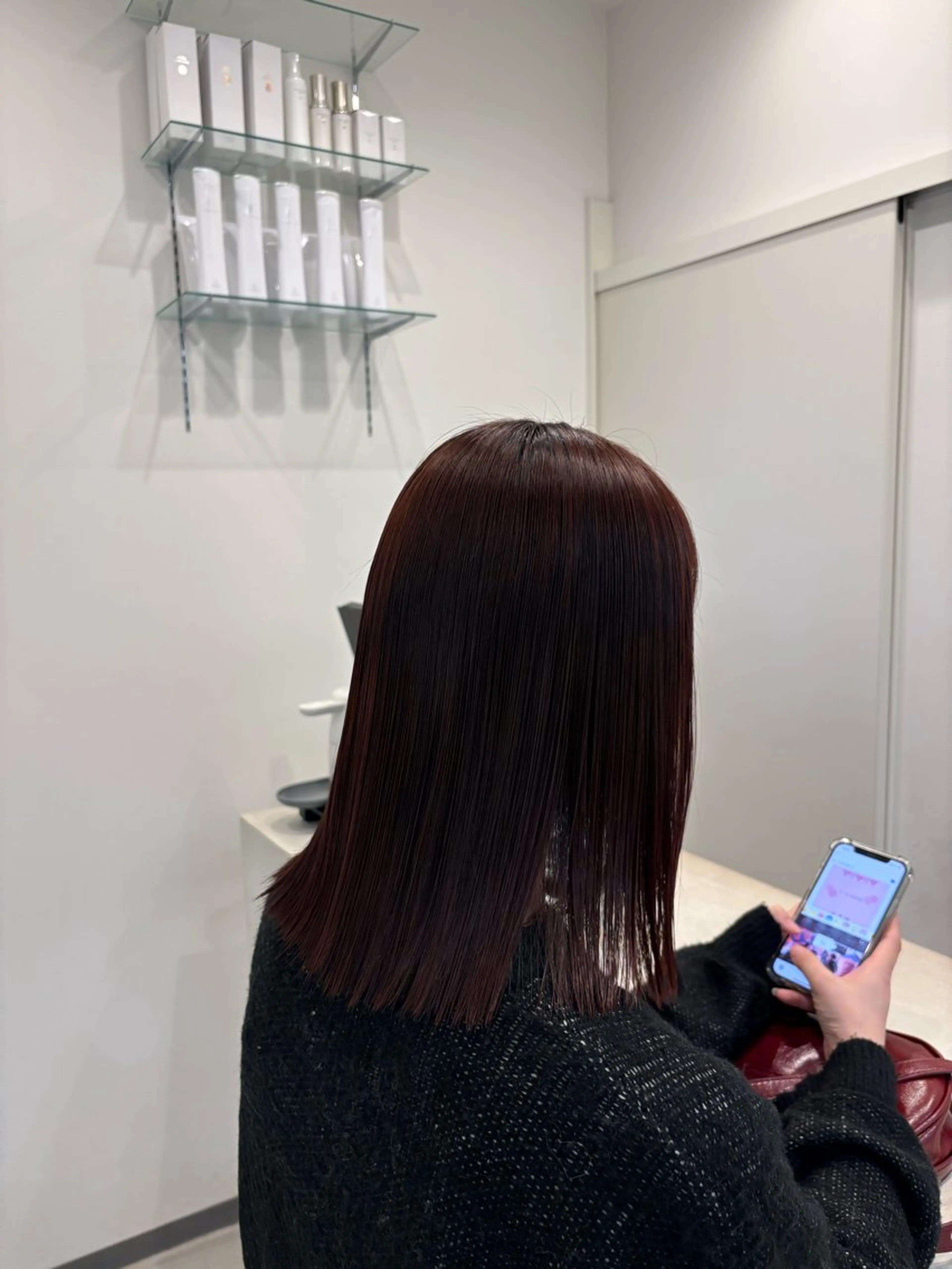 ミディアム 加賀谷 乙葉のヘアスタイル