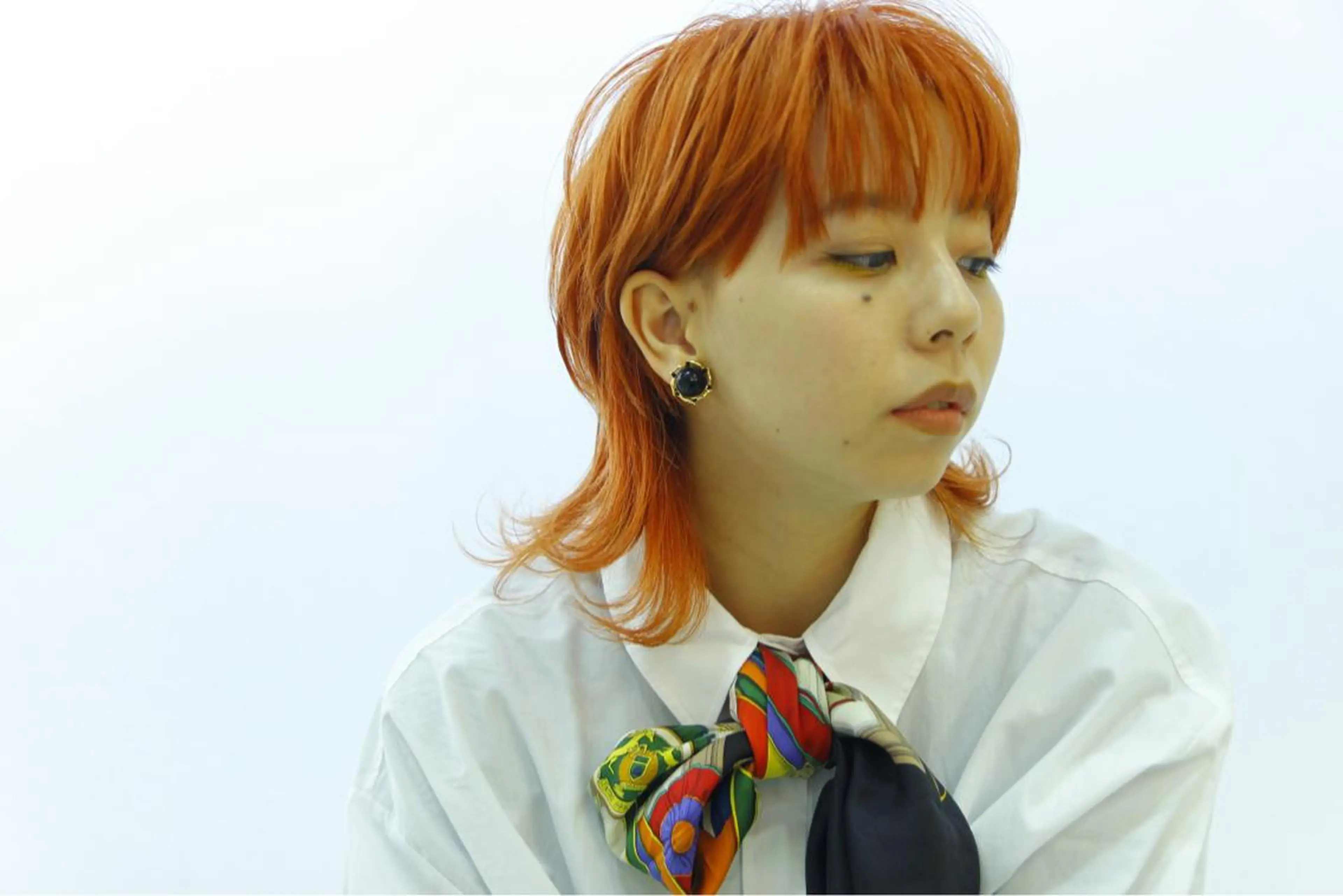 ミディアム カラー メンズ オタク特化美容師💟 チバコナツのヘアスタイル