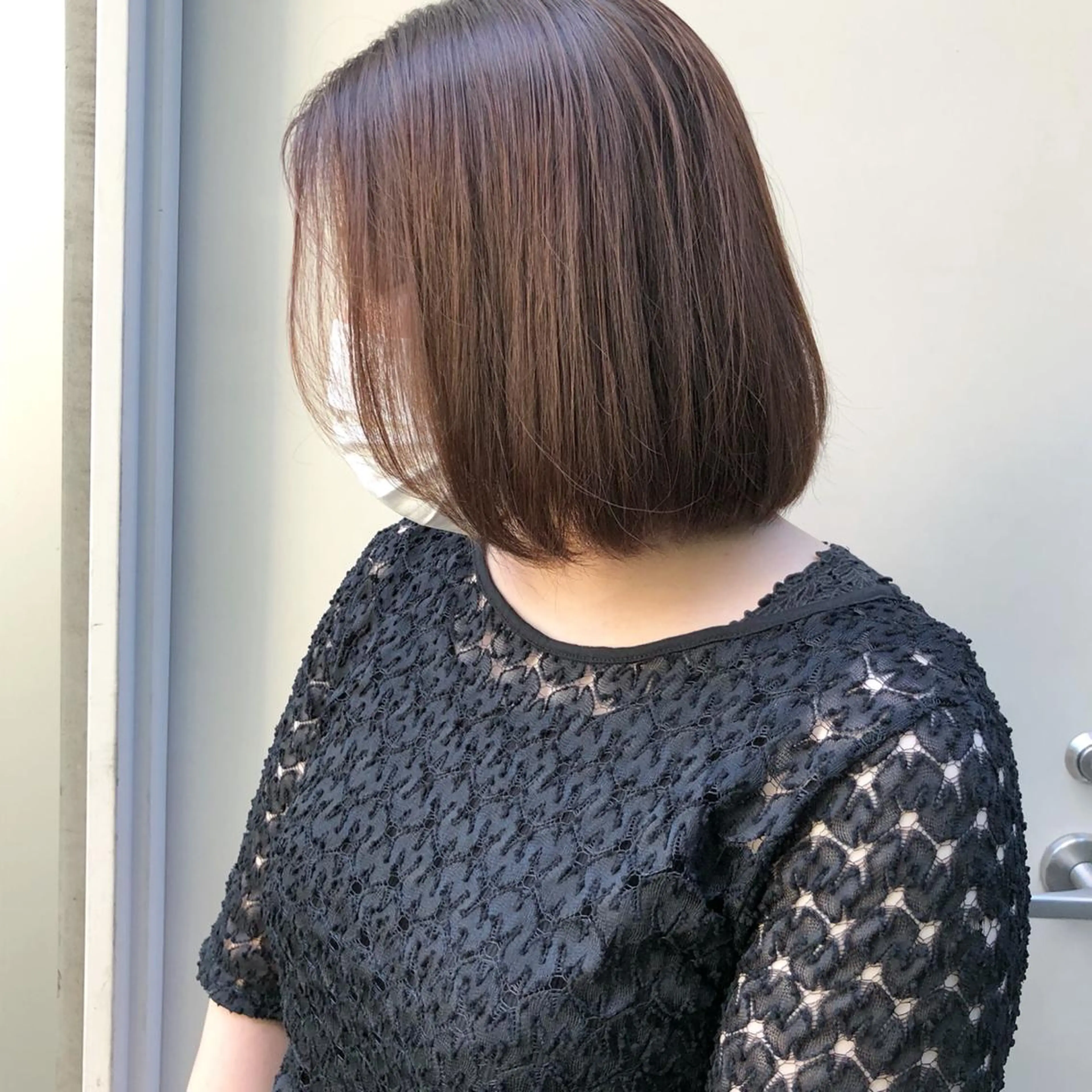 ミディアム カラー ベージュカラー ボブ 卒業式お呼ばれ🕊️ ヘアセット✴︎ミキのヘアスタイル