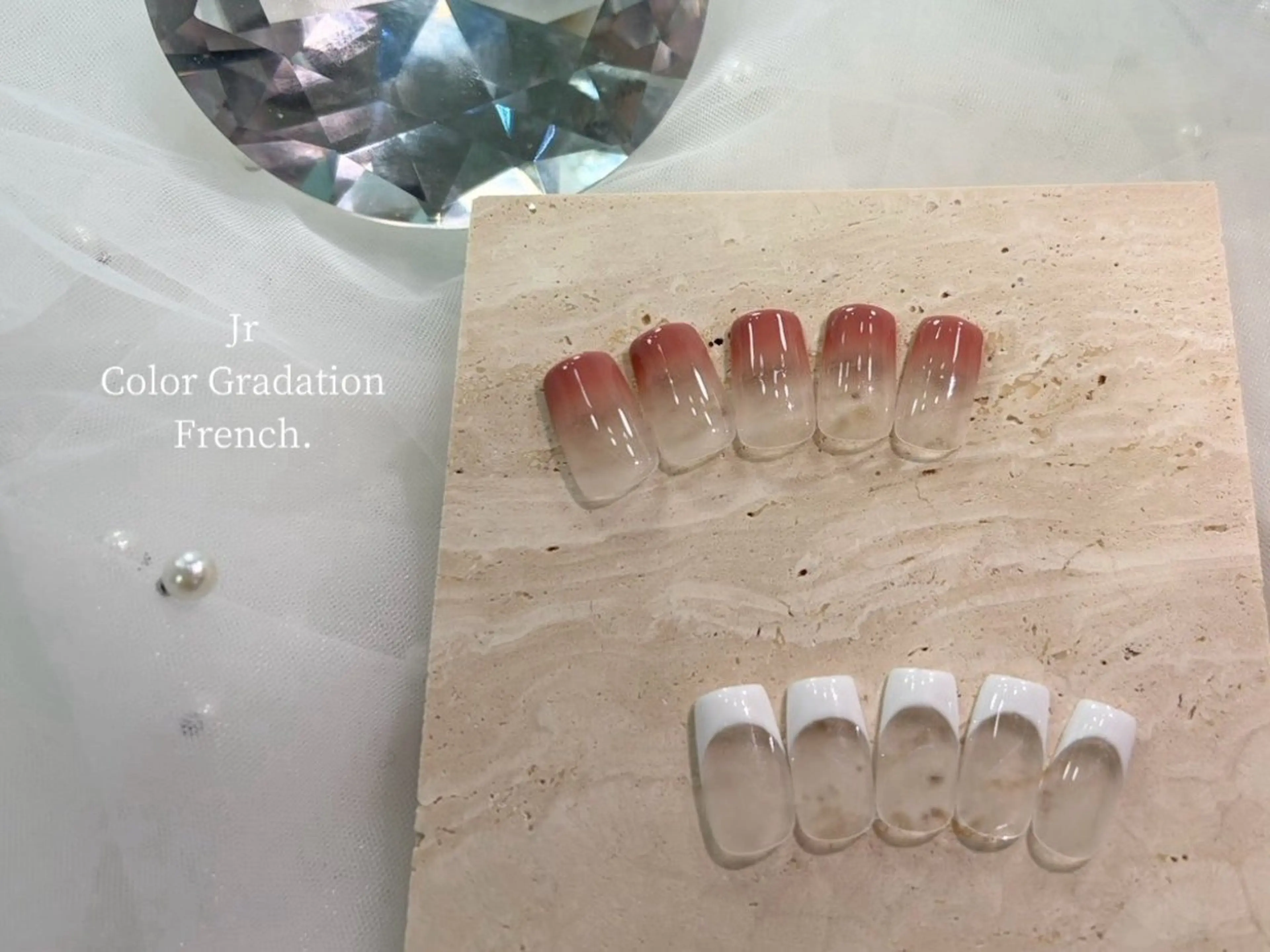 【オフ込み】★Jrネイリスト★カラーグラデーションorフレンチの写真