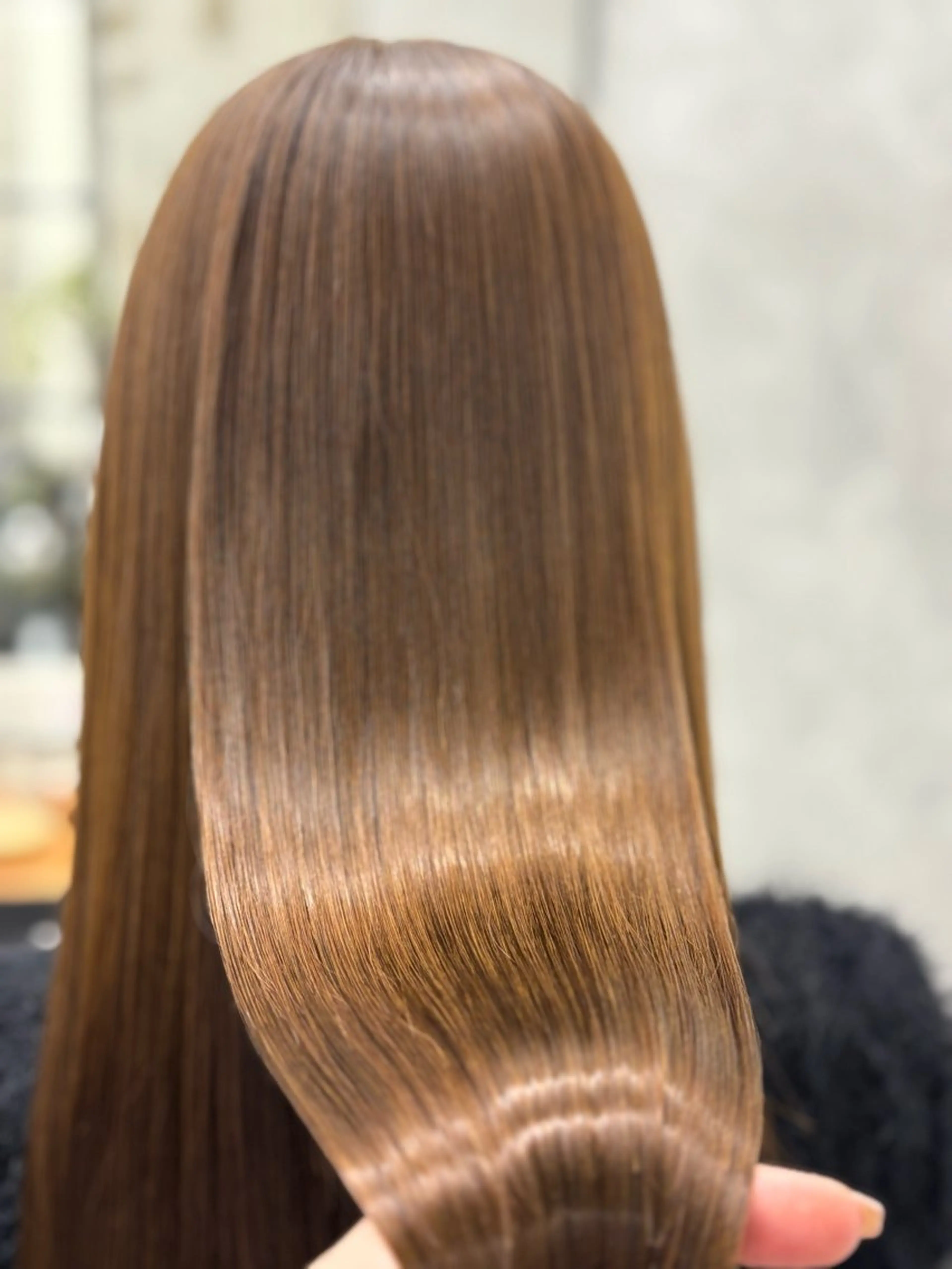 ロング カラー 髪質改善 縮毛矯正 トリートメント ヘアカラー 縮毛矯正 トリートメント すぐ巻ける縮毛矯正 🍀勝倉　麗のヘアスタイル