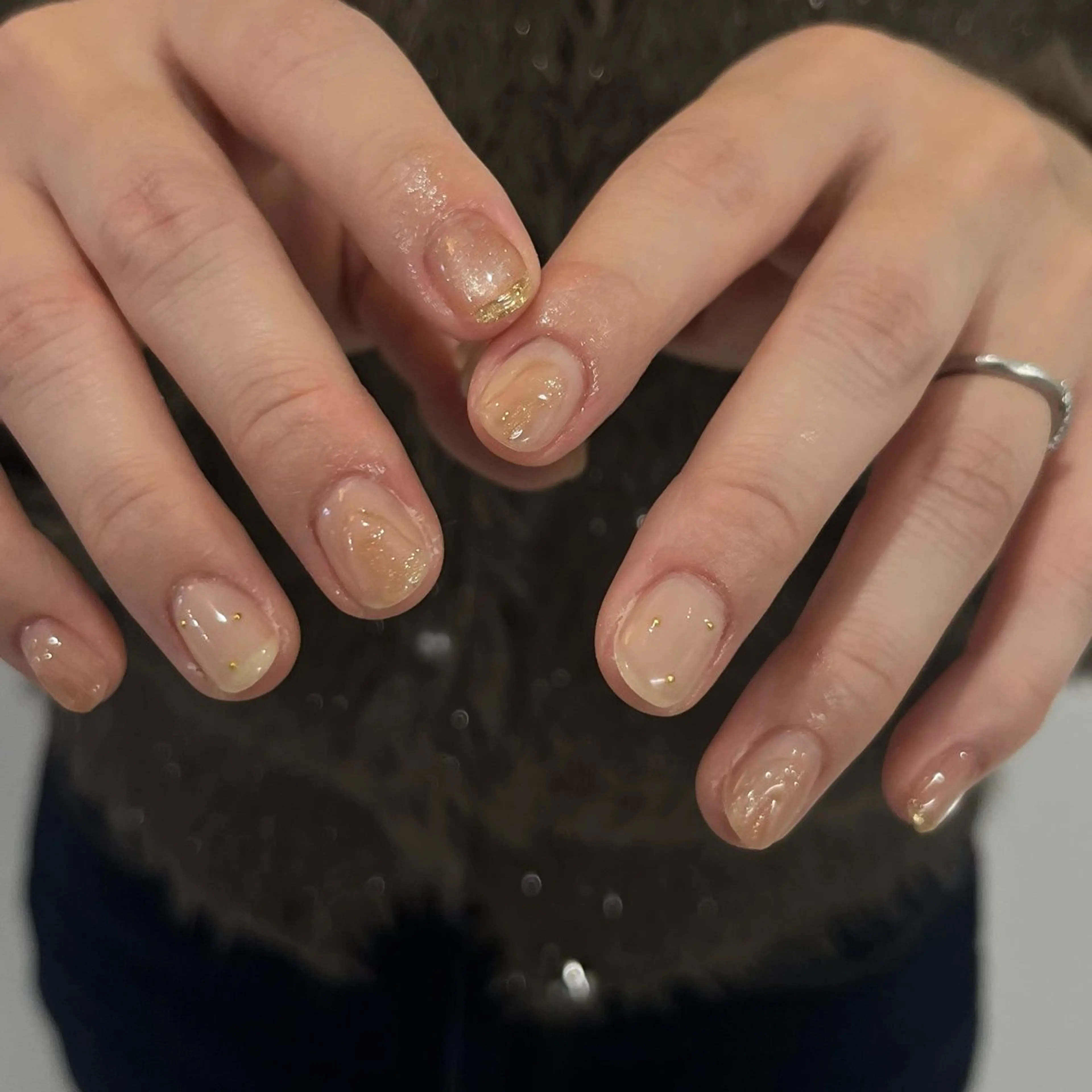 ネイル Ray. ちゅるん系ニュアンスのエステ・リラクイメージ