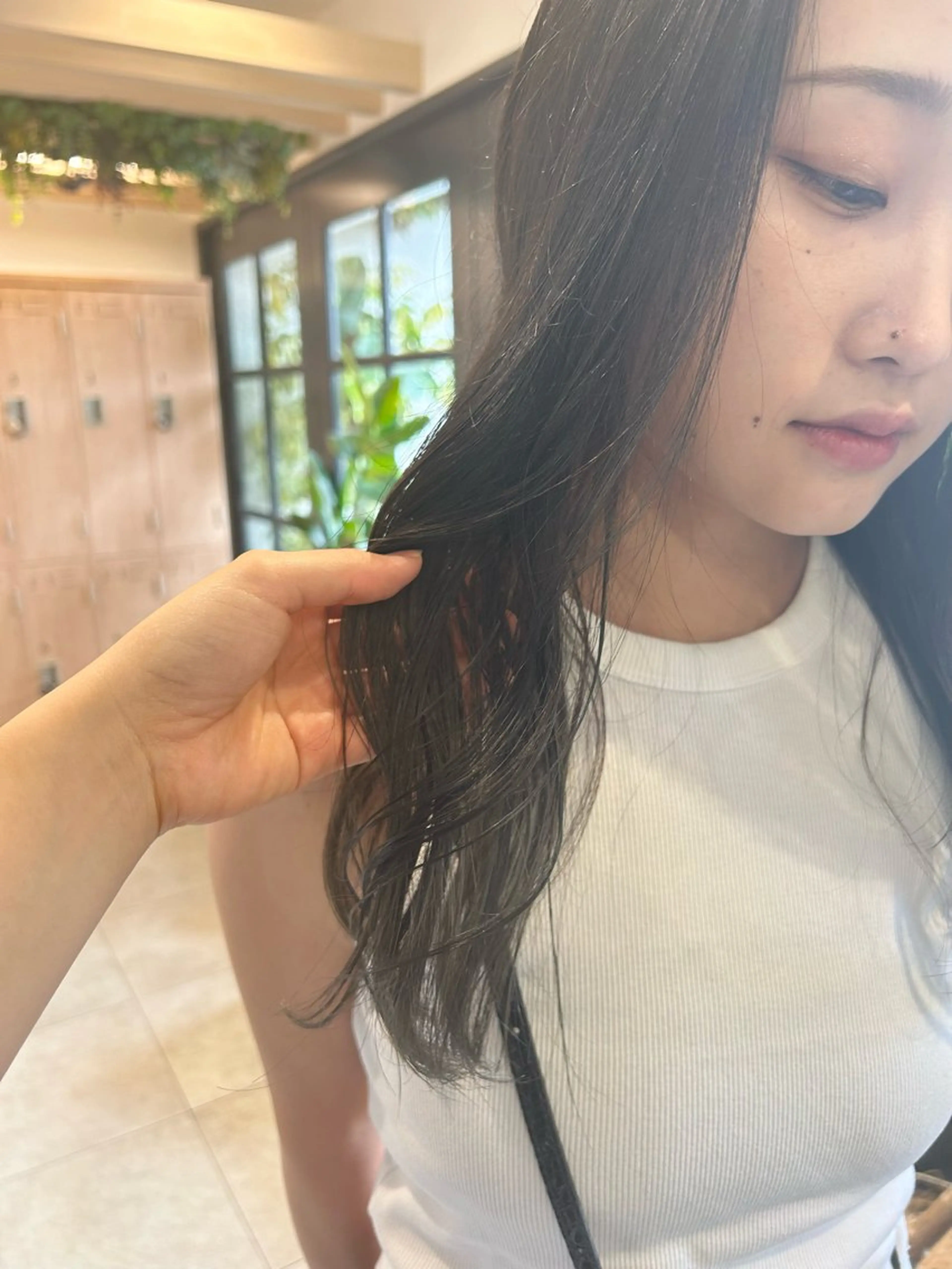 カラー 透明感カラー 🍒透明感カラー mutsuki🍒のヘアスタイル