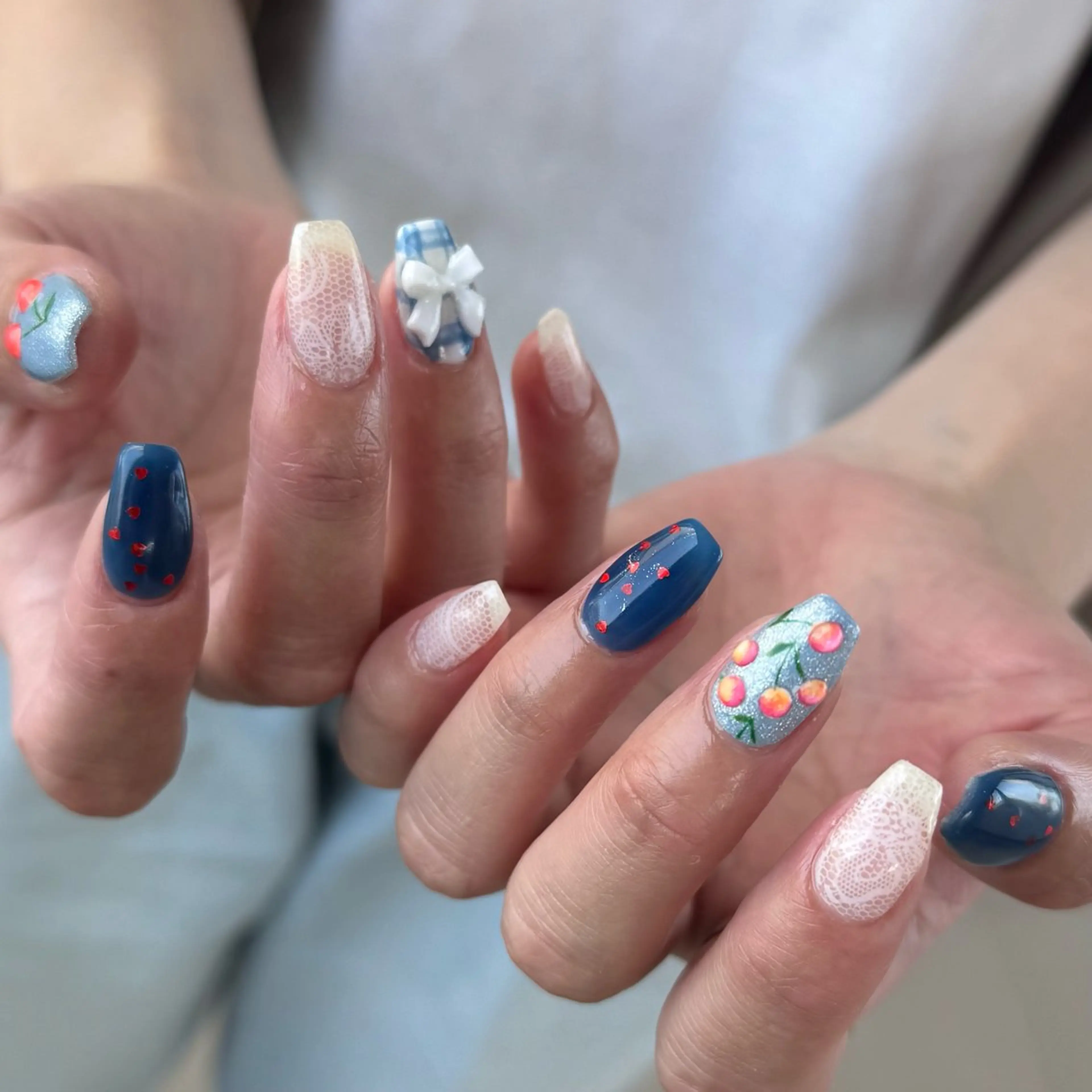 ネイル ハンドネイル m kaori𓃟のネイルデザイン