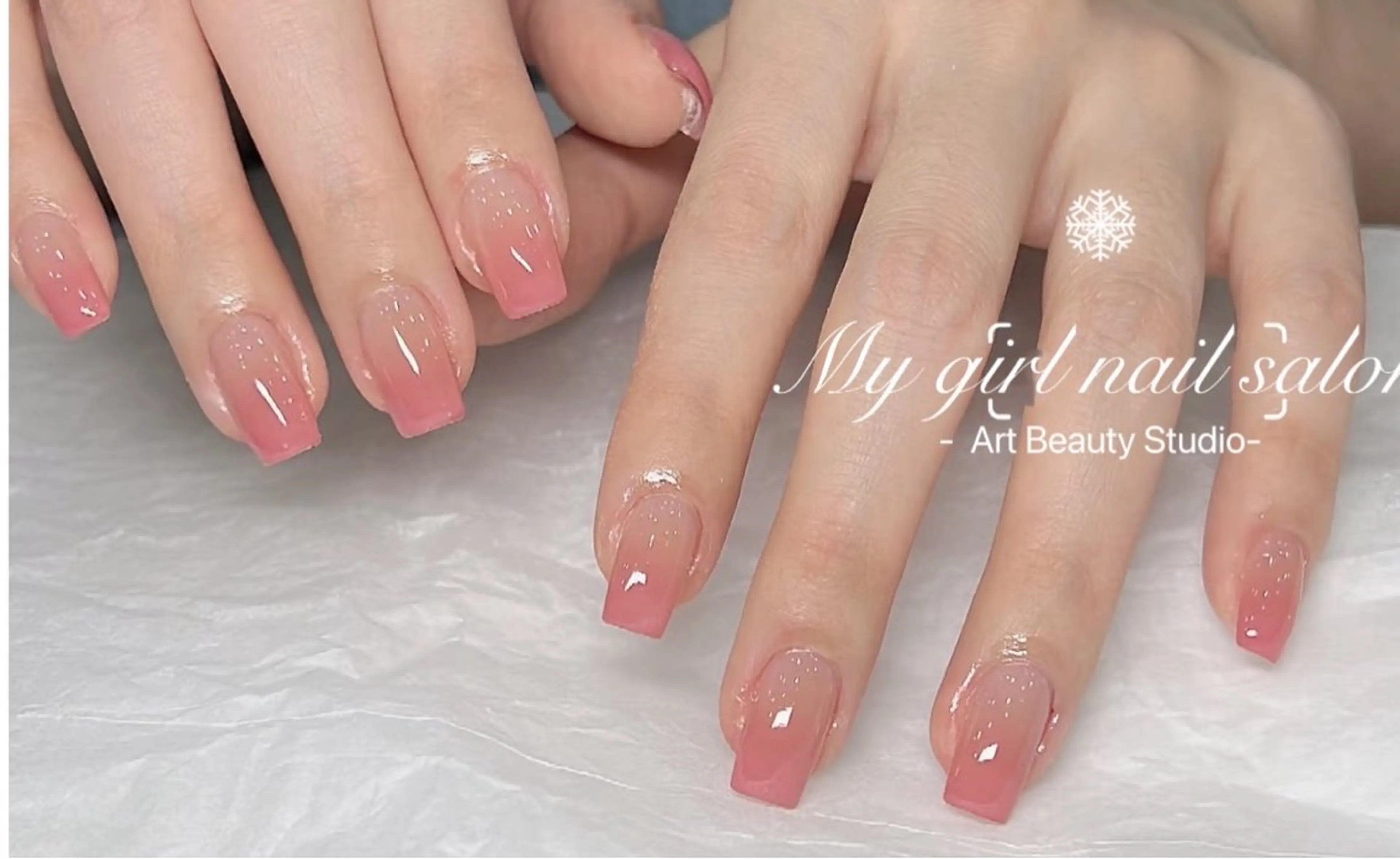 ネイル グラデーション ハンドネイル MyGirl ネイル東村山のネイルデザイン