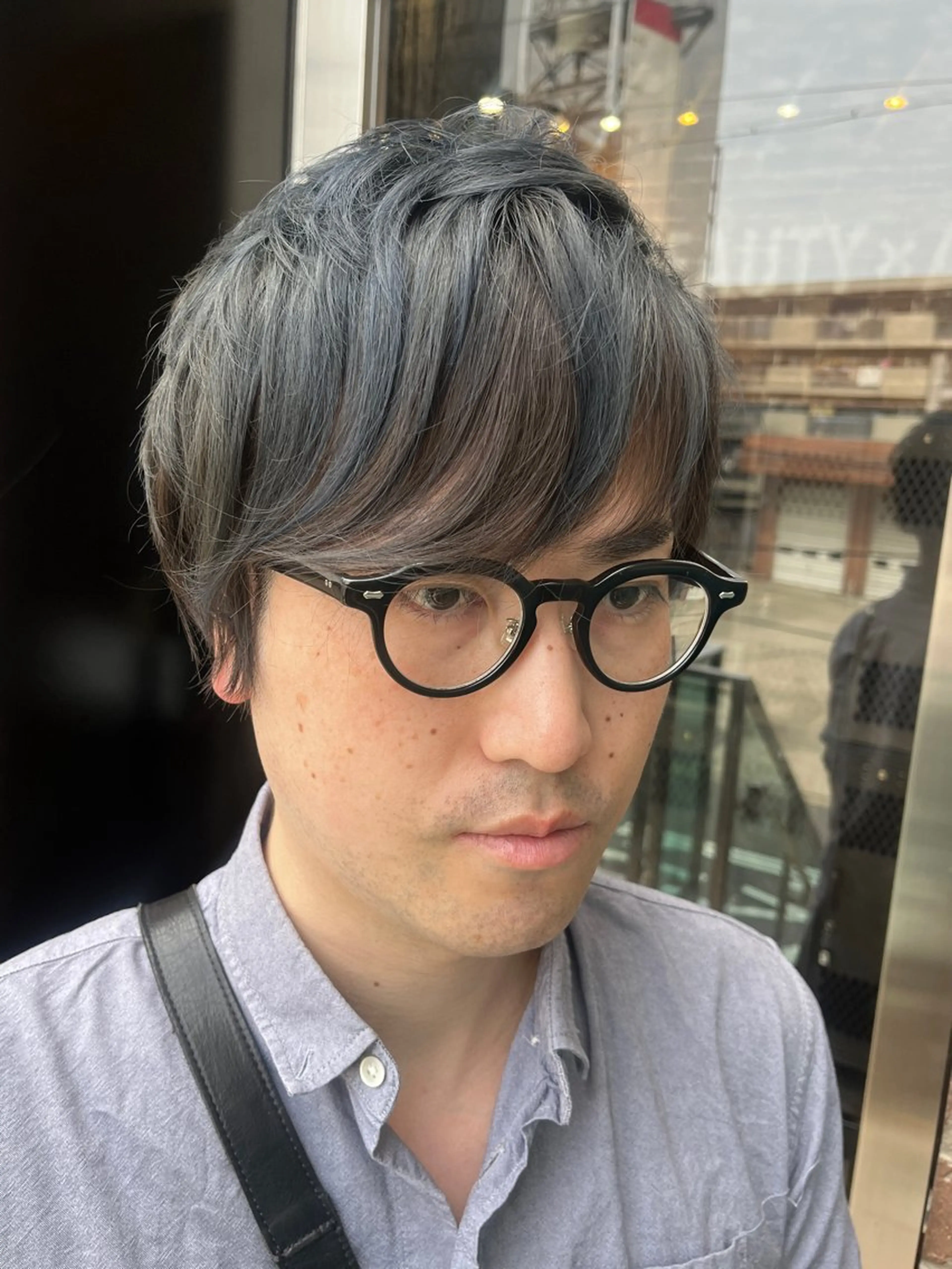 ショート メンズ カット ヘアカラー ヘアセット 久木原 ゆりのヘアスタイル