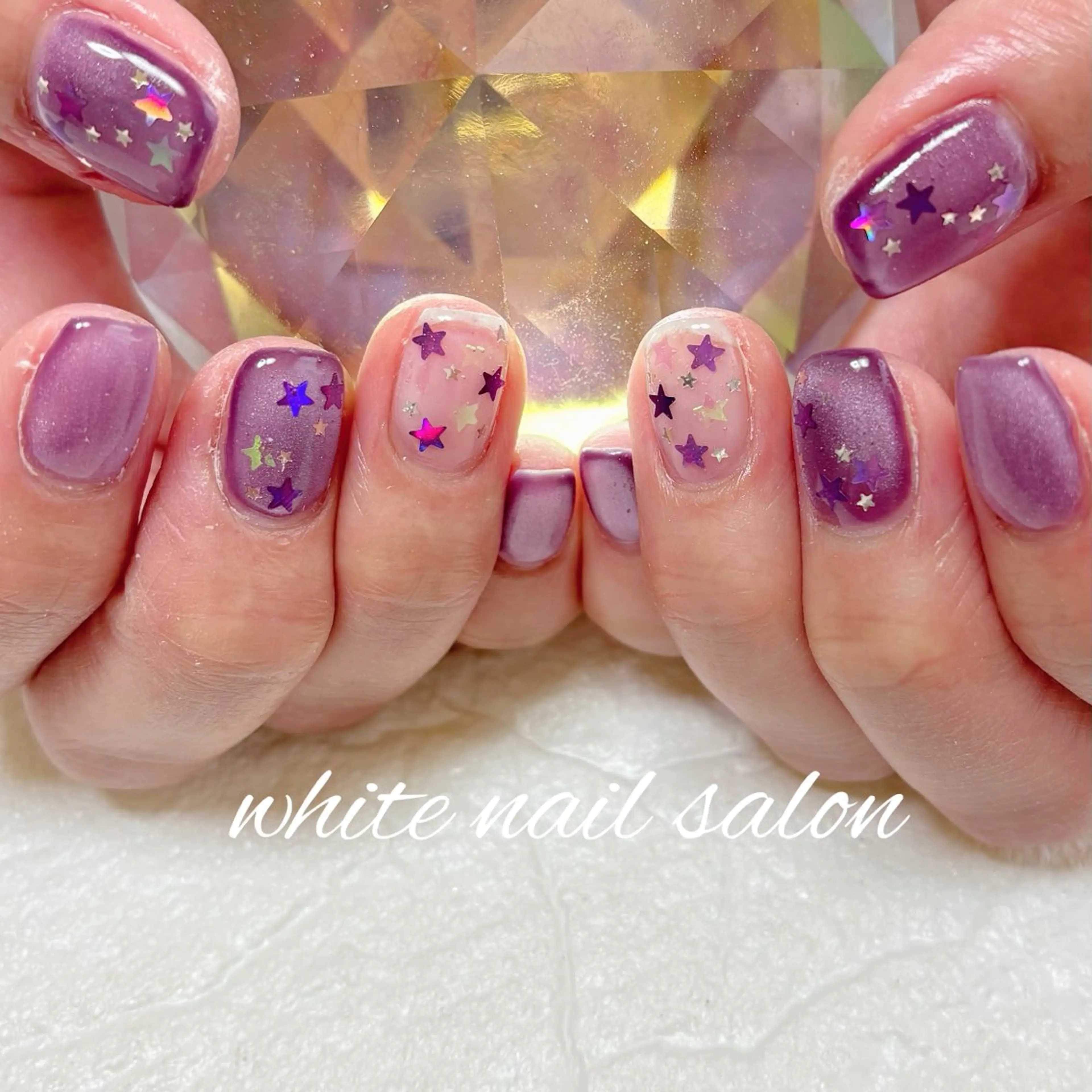 ネイル フットネイル 持ち込み ハンドネイル white nail salonのネイルデザイン