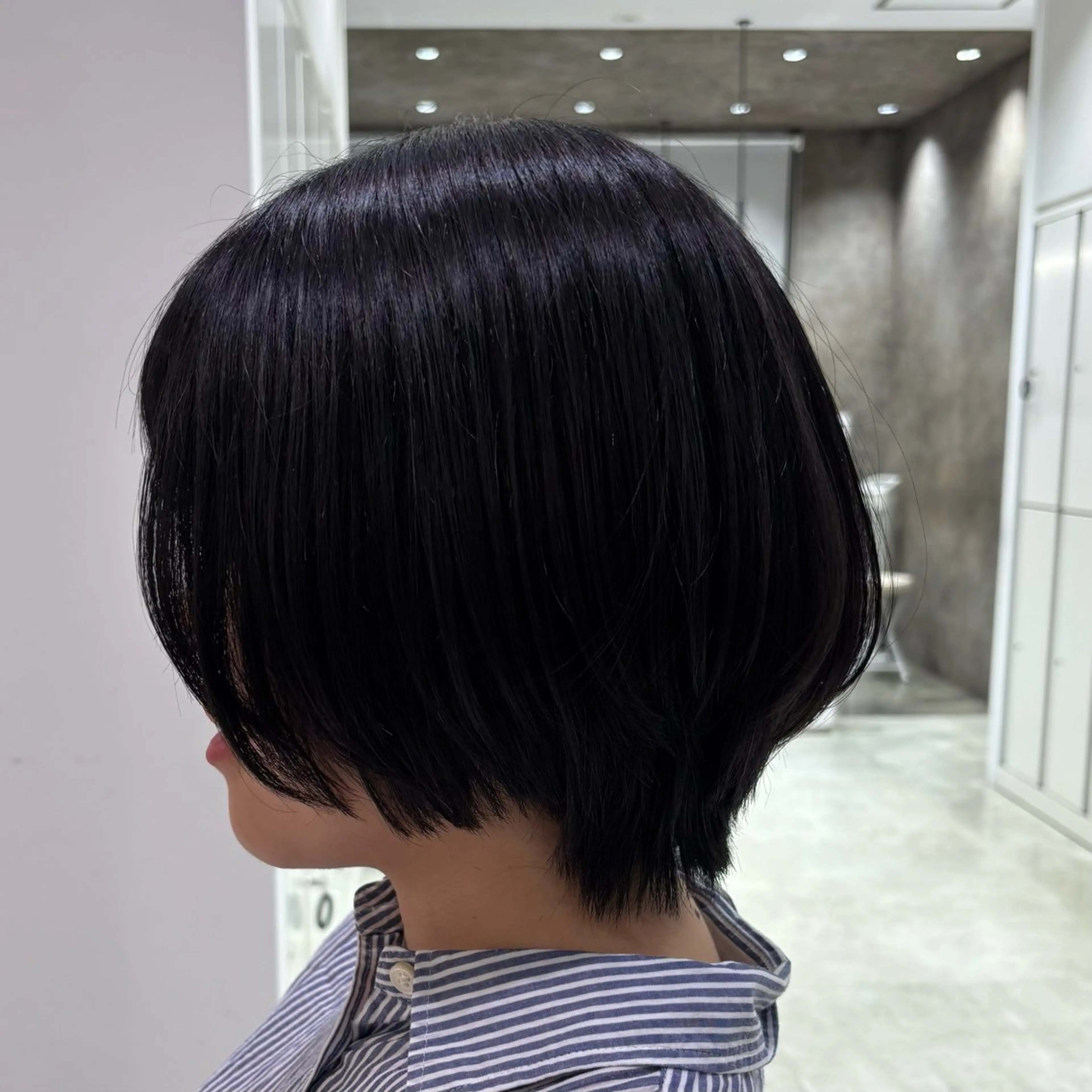 ショート カミヤ ミウのヘアスタイル