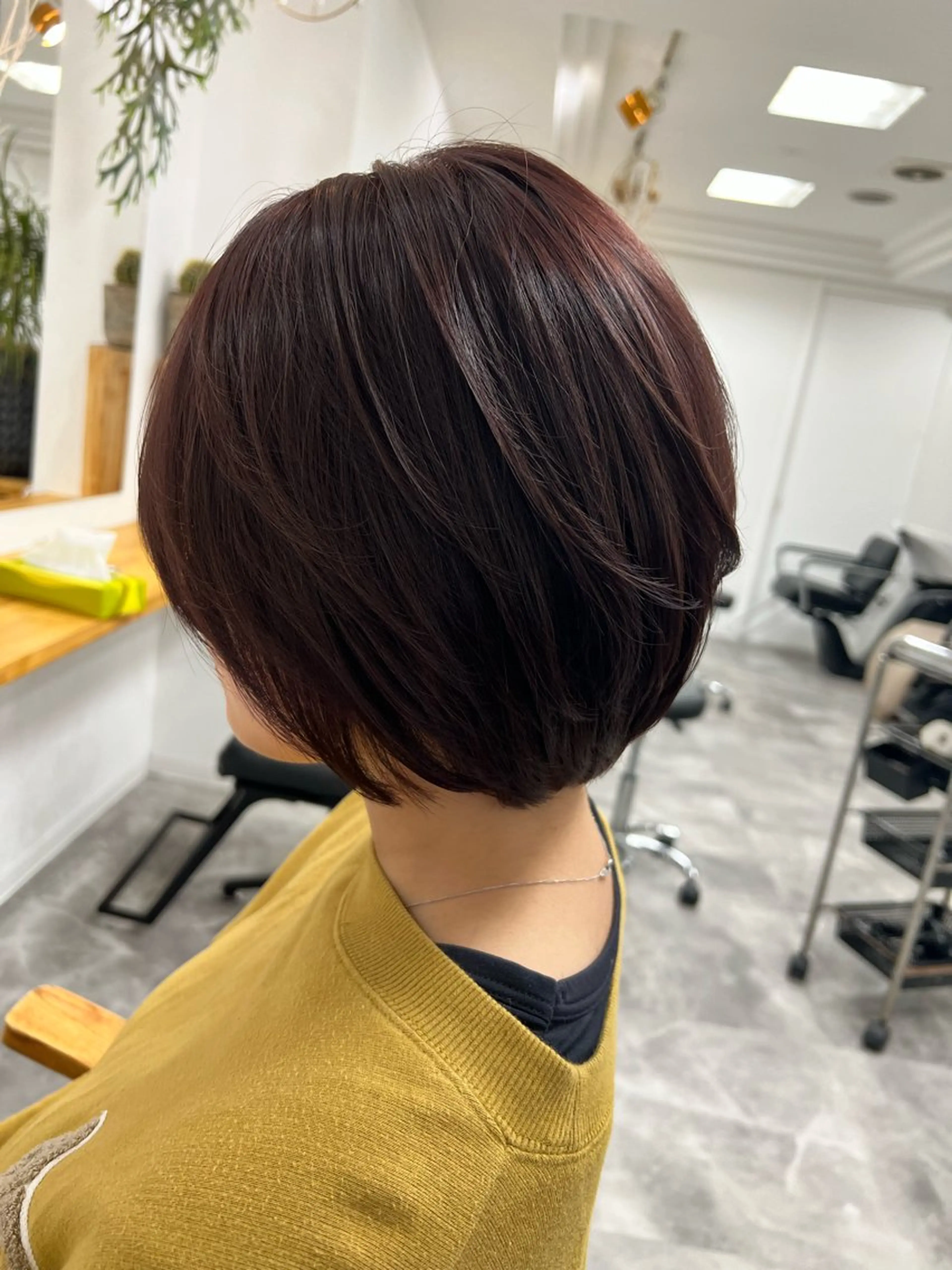 ショート カット ヘアカラー トリートメント 透明感/ ハイライト/竹中涼のヘアスタイル