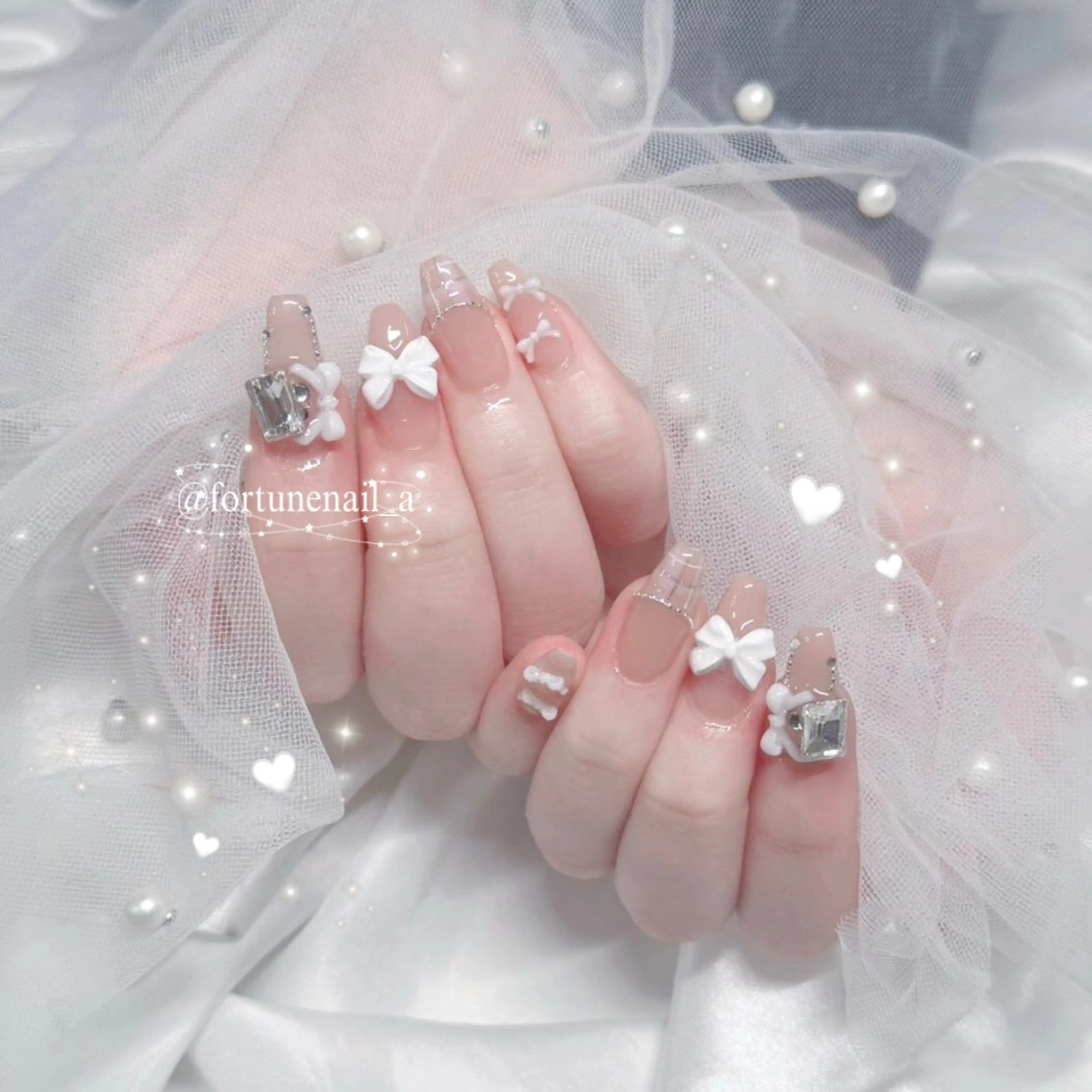 ネイル ハンドネイル ✩.*🎀 aoi🎀のネイルデザイン