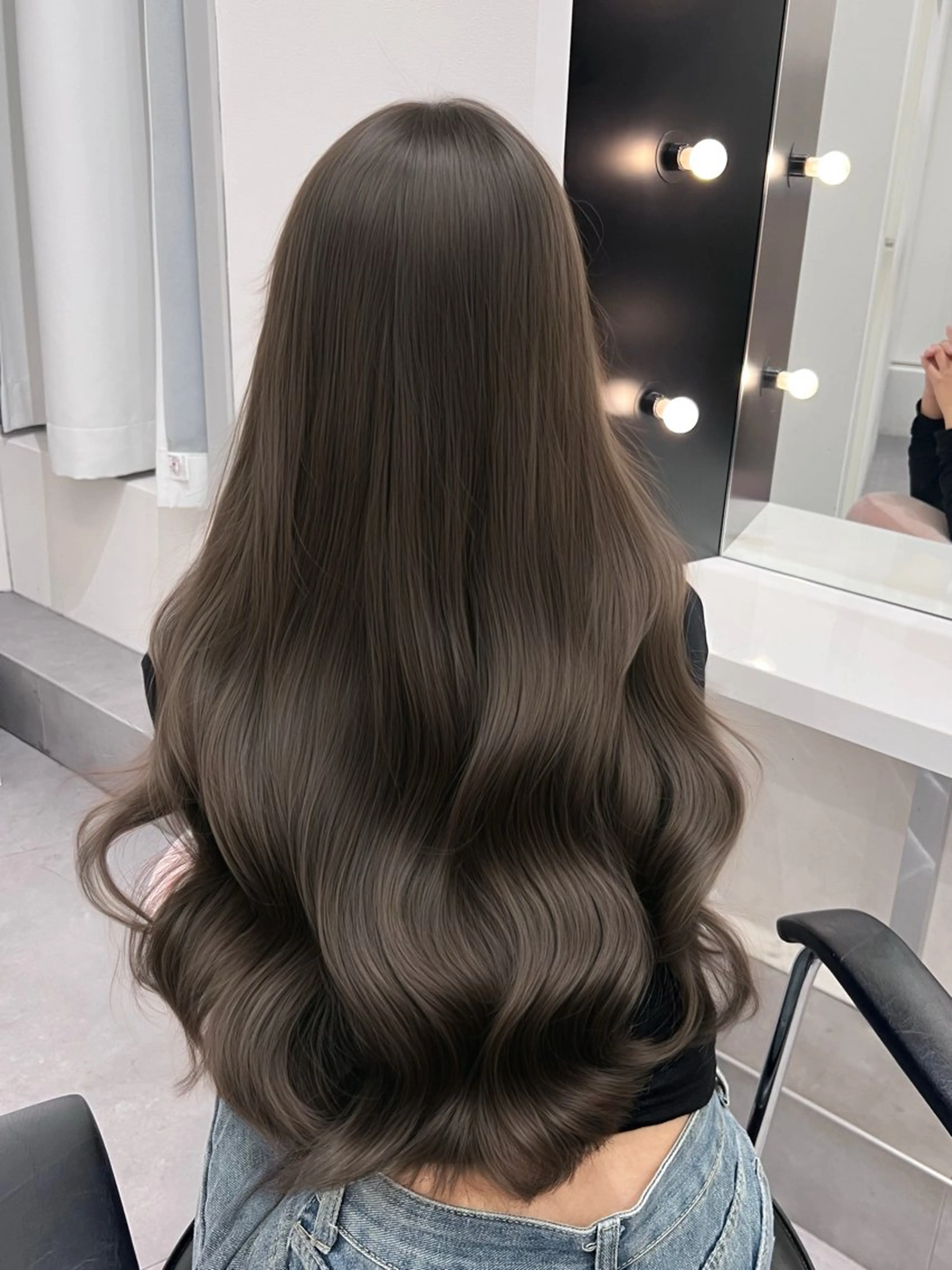ロング カット ヘアカラー トリートメント しゅういち/赤み消し カラー特化のヘアスタイル