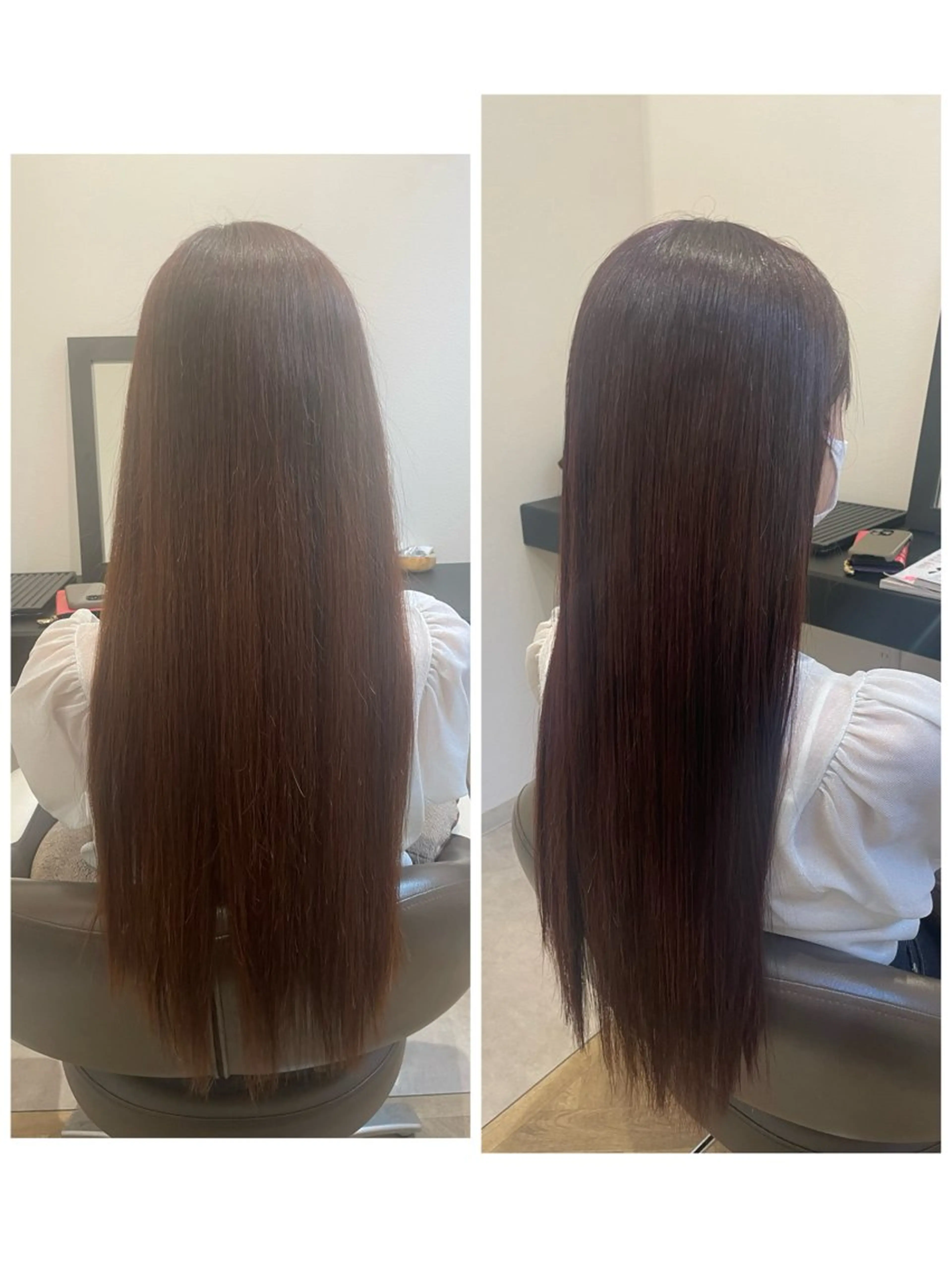 ロング カラー 山越 美裕樹のヘアスタイル