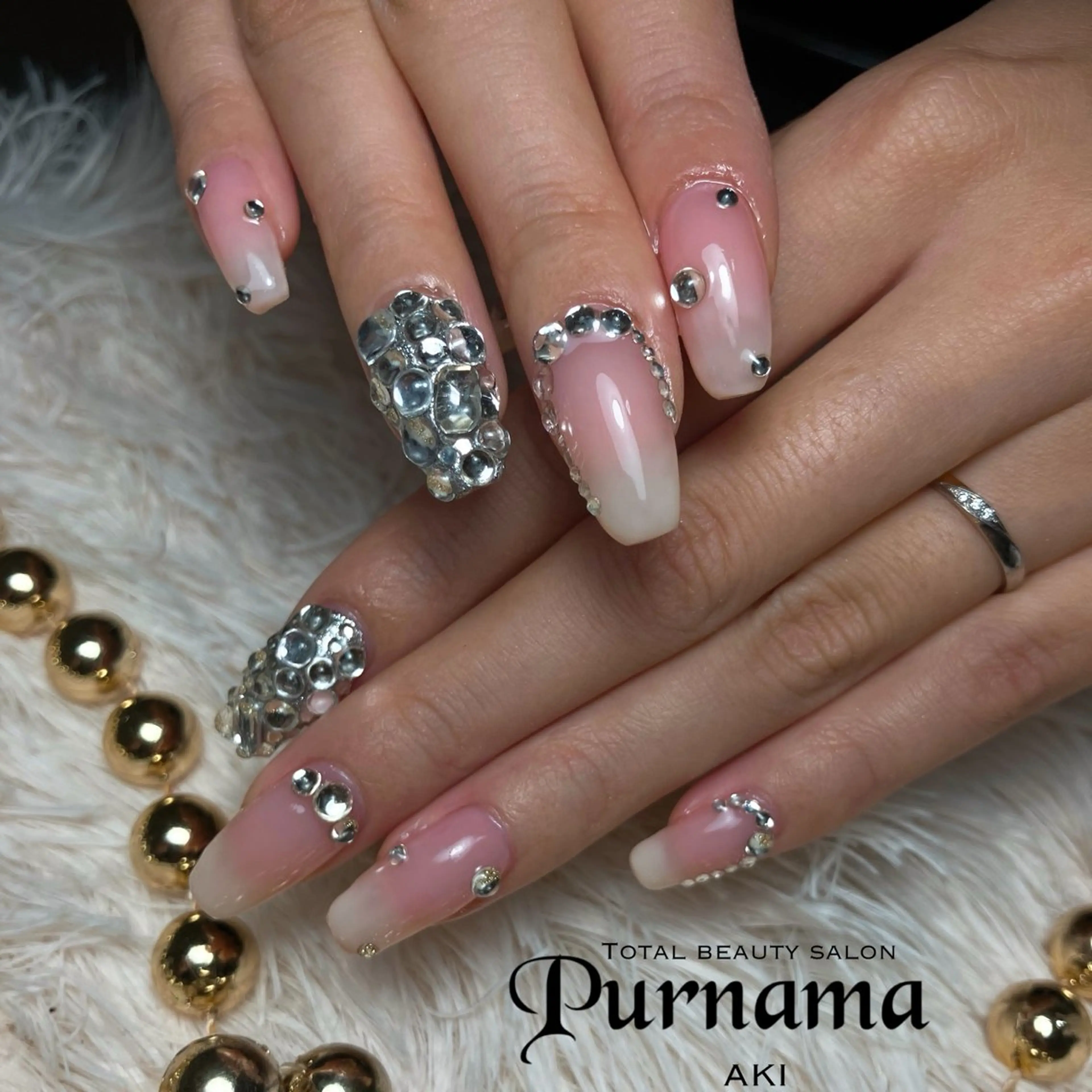 ネイル ハンドネイル Purnama あきのネイルデザイン